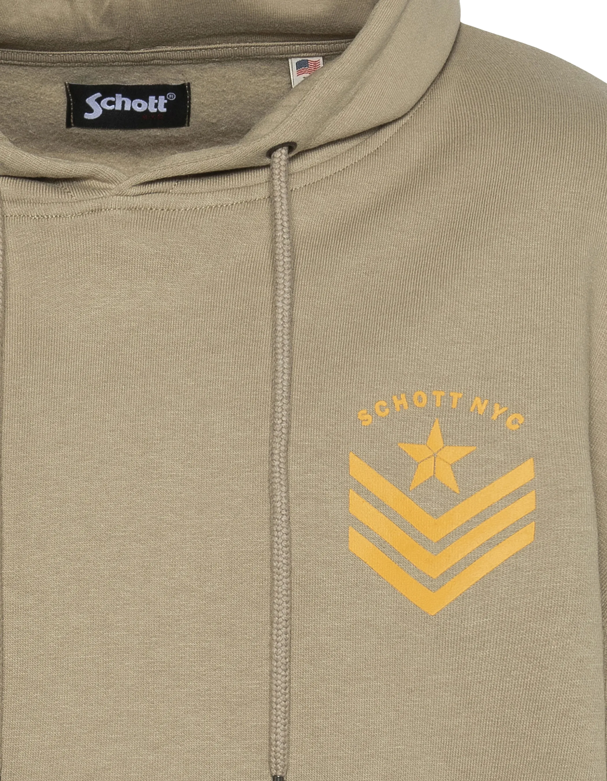 Felpa per il torace stampata dell'esercito-3