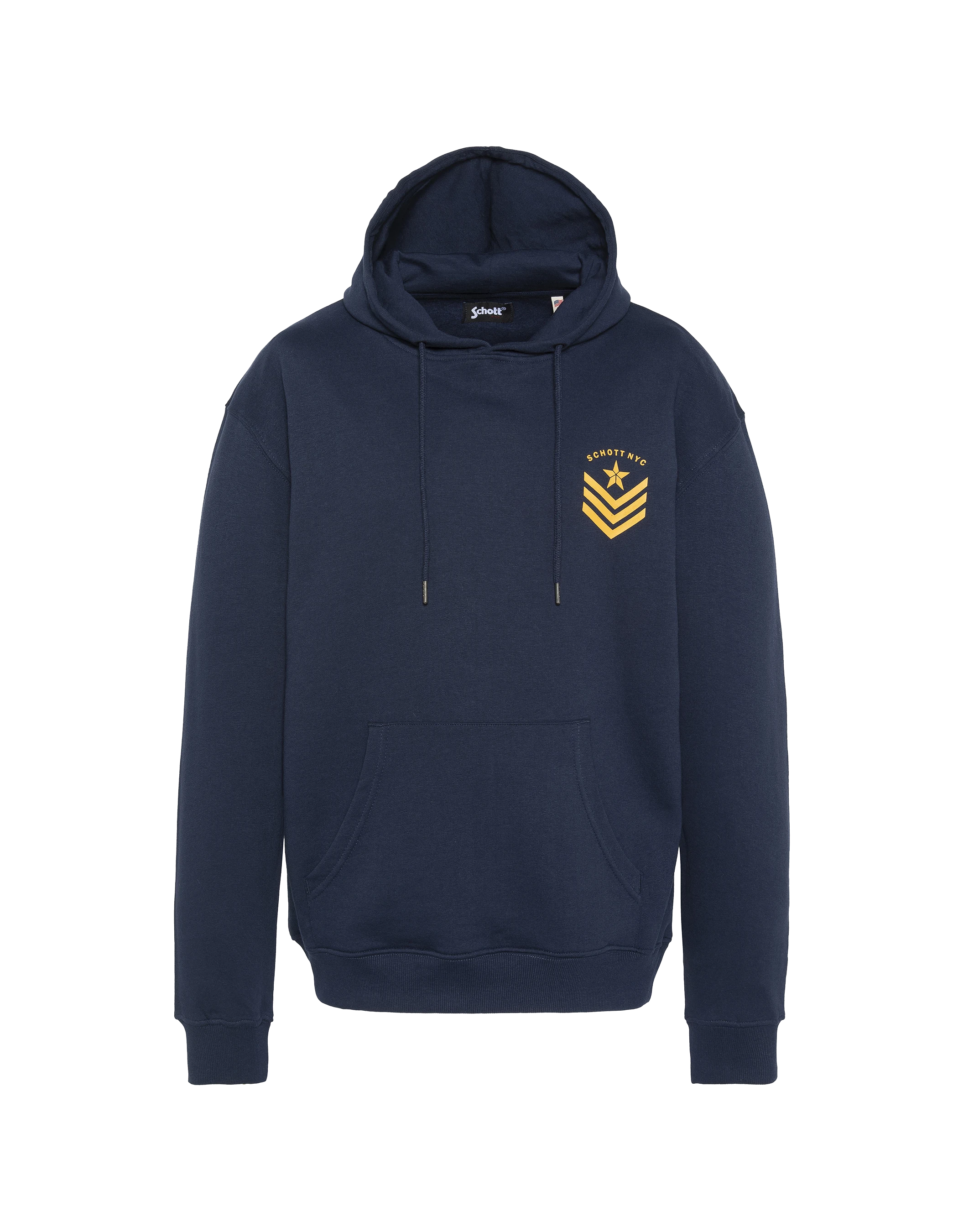 Cappuccio di stampa blu blu navy dell'esercito-1