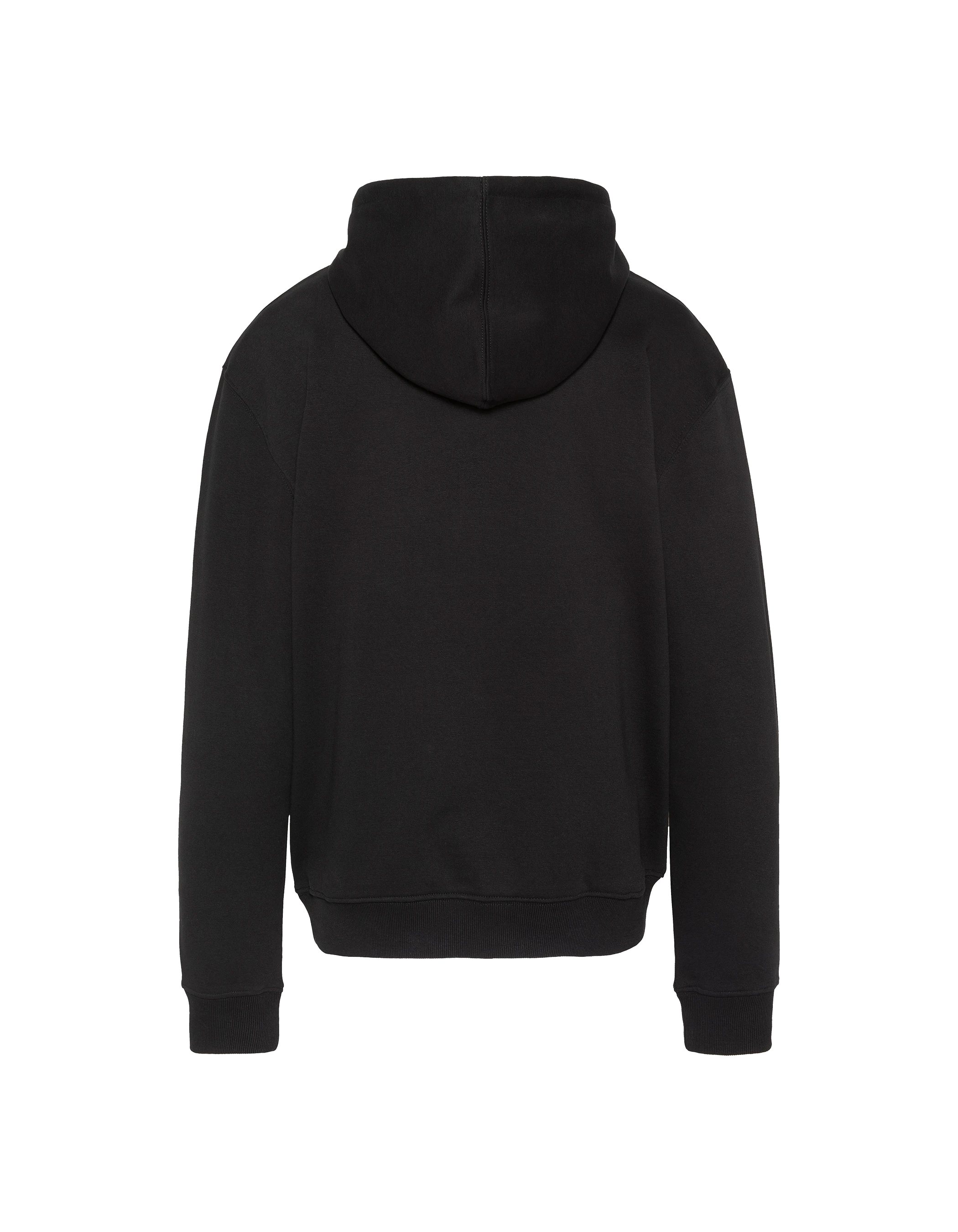 Black hooded sweatshirt printed “BORN IN N.Y.”-2