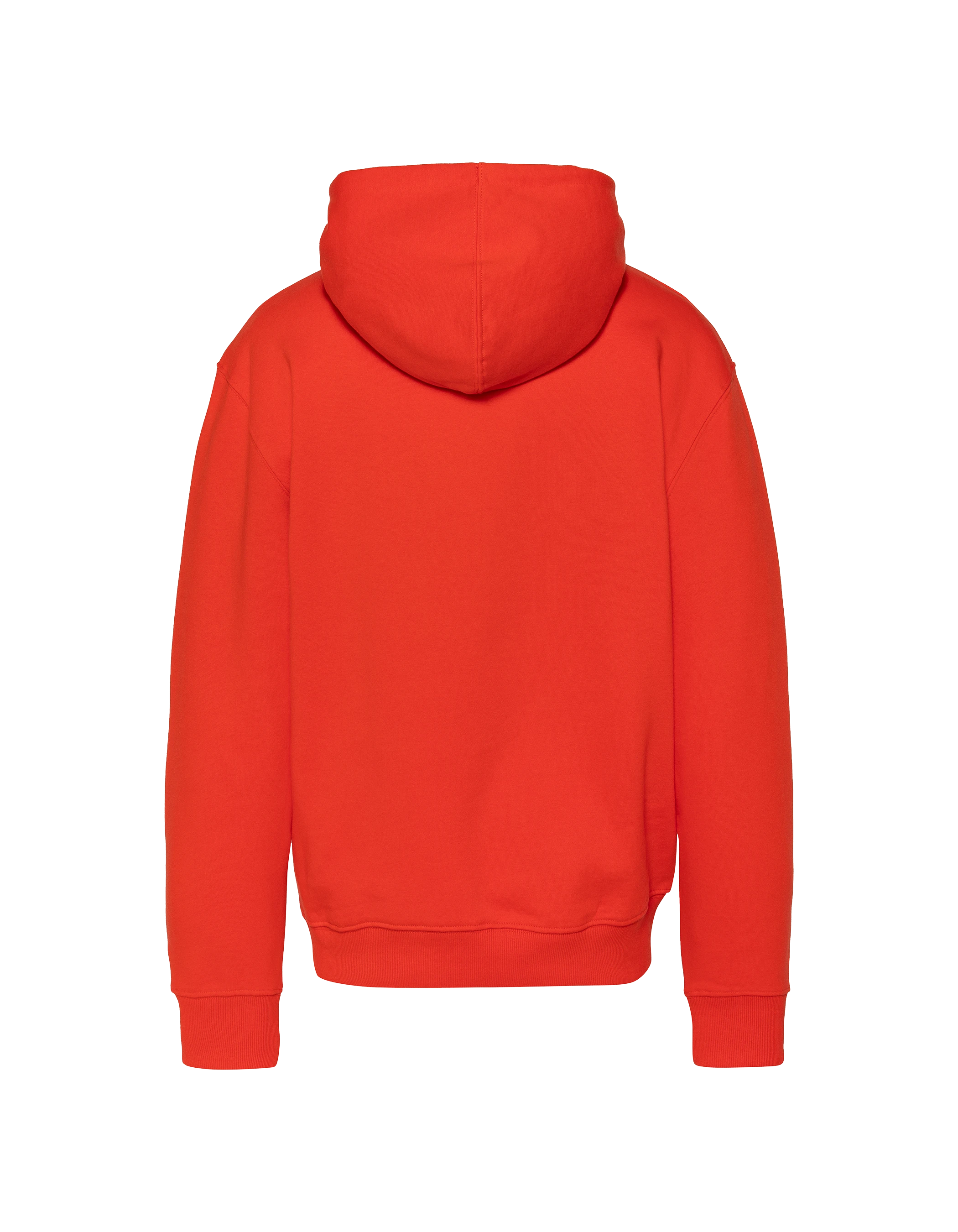Orangefarbenes Kapuzensweatshirt mit der Aufschrift „BORN IN N.Y.“ drucken-2