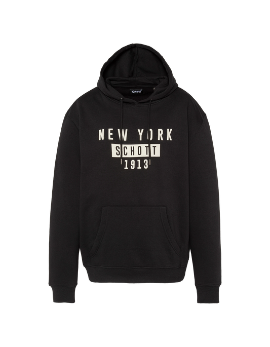 Sweatshirt col rond NEW YORK noir