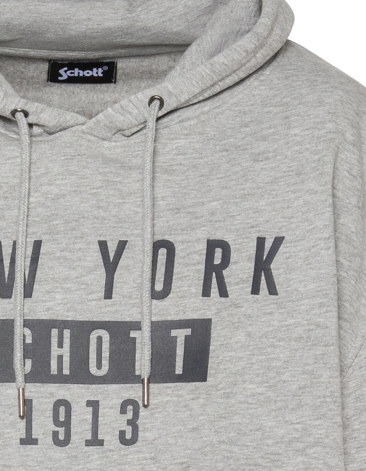 pullover sweatshirt NEW YORK heather grey-3