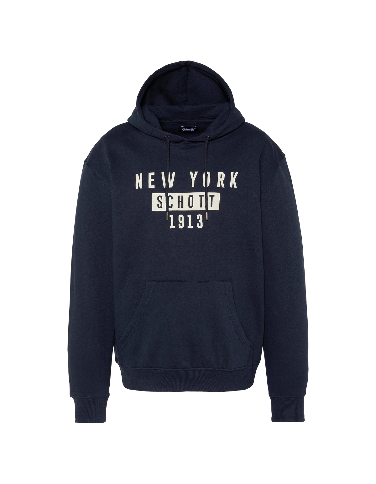 Sweatshirt col rond NEW YORK bleu marine-1