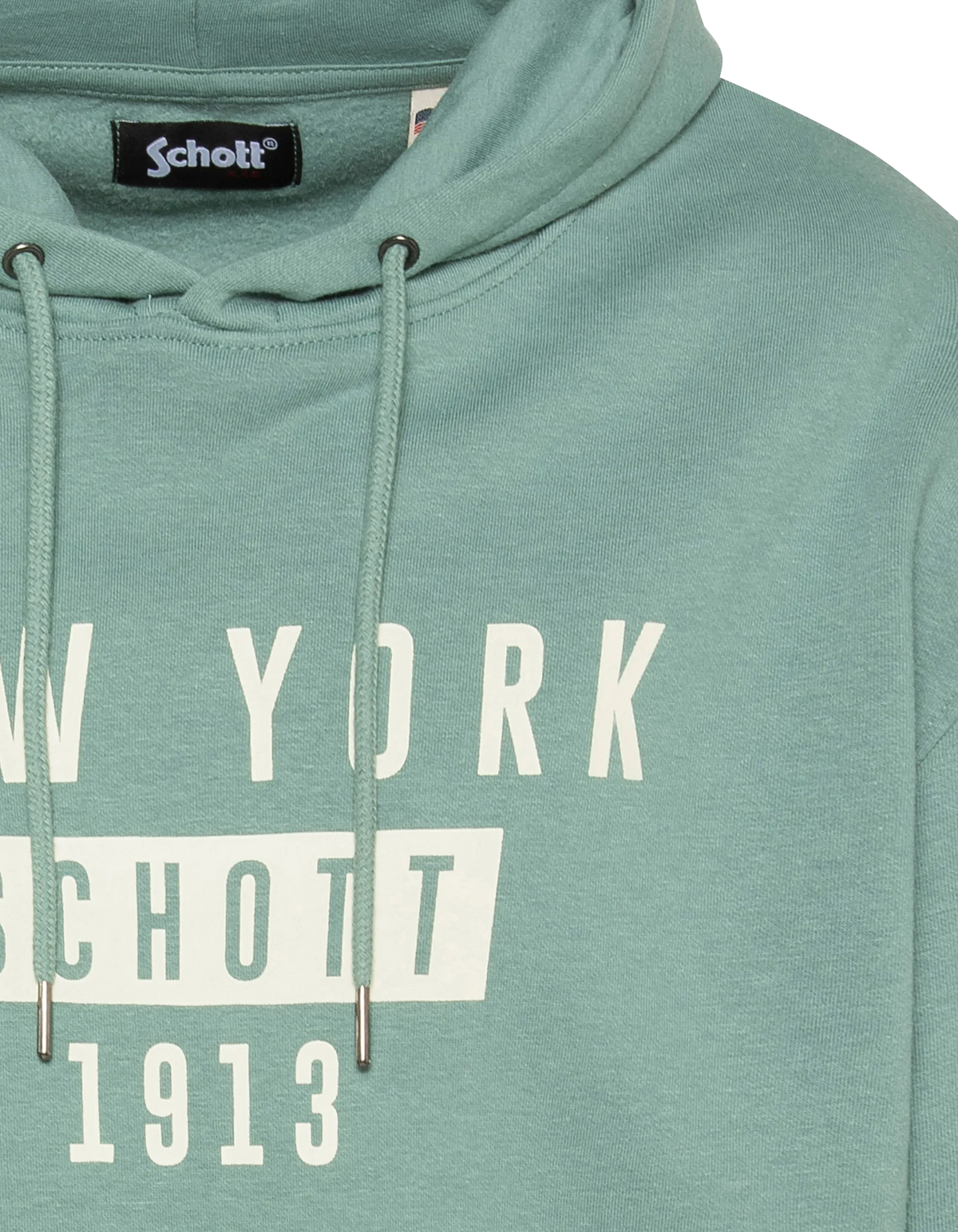Sweatshirt col rond NEW YORK sage kaki