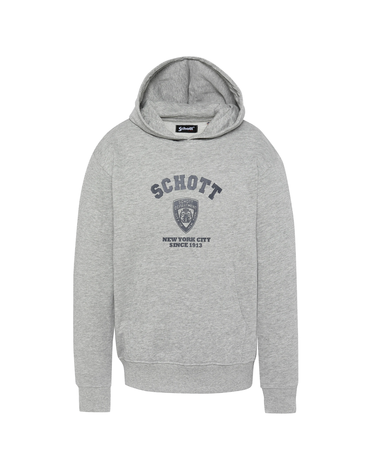 Felpa con cappuccio grigio grigio per bambini