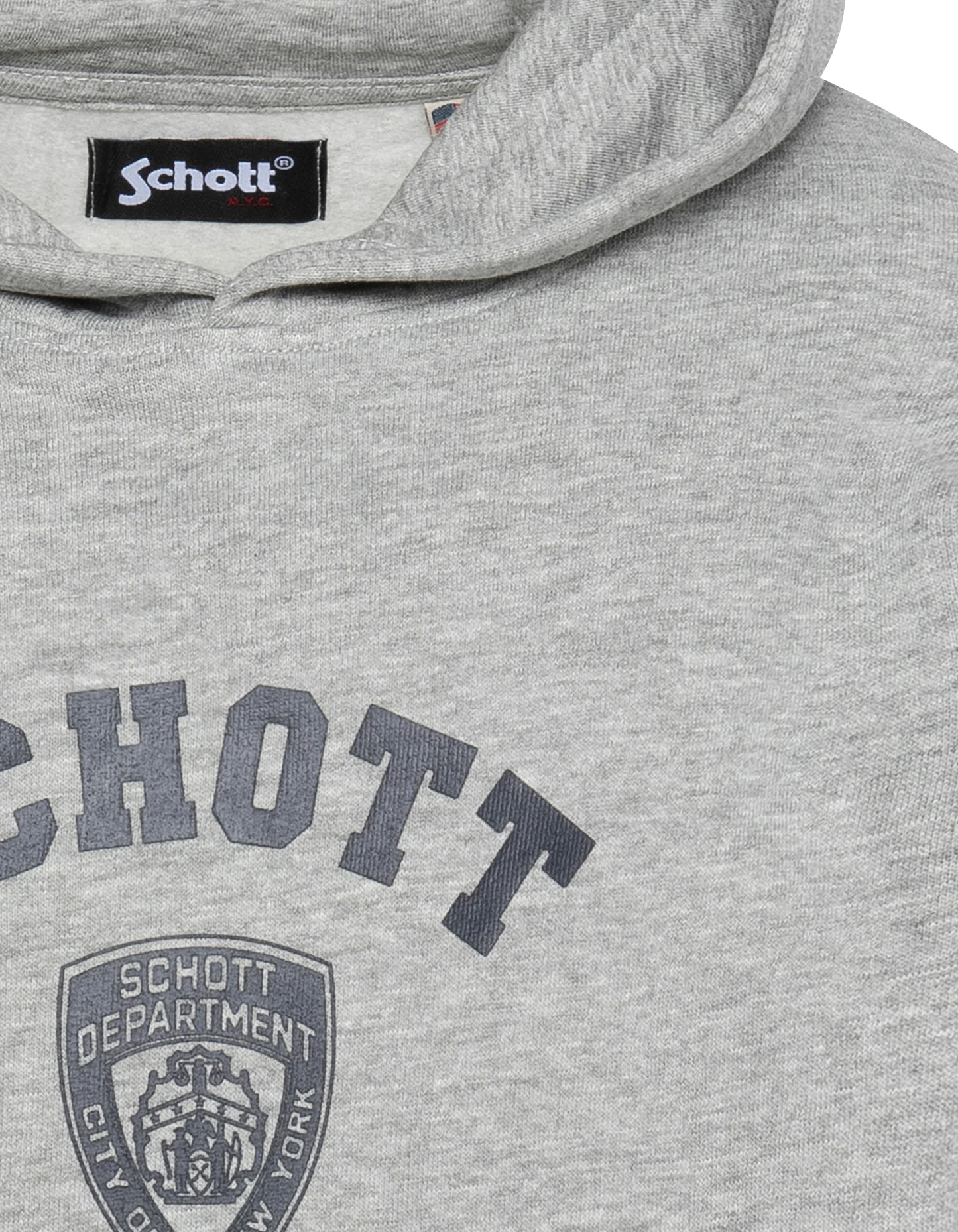 Felpa con cappuccio grigio grigio per bambini