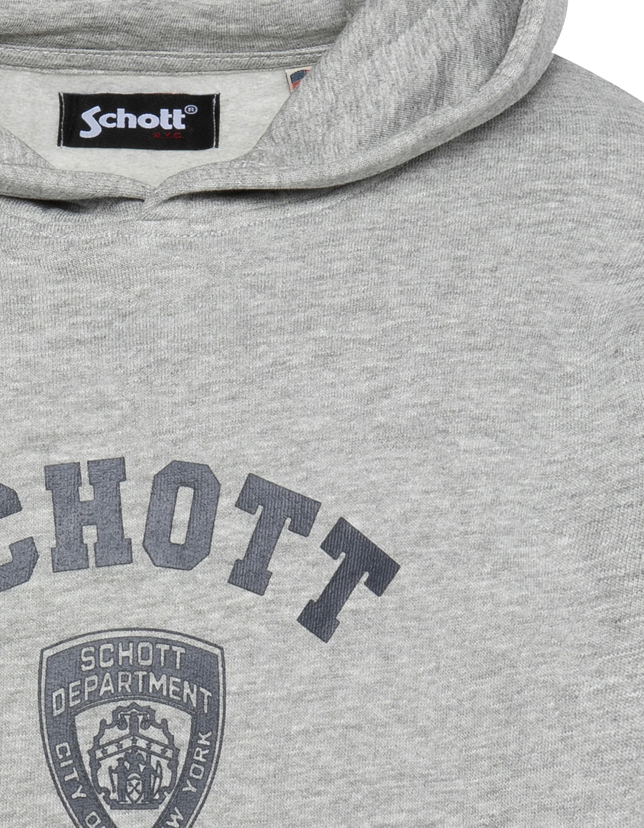 Felpa con cappuccio grigio grigio per bambini-3