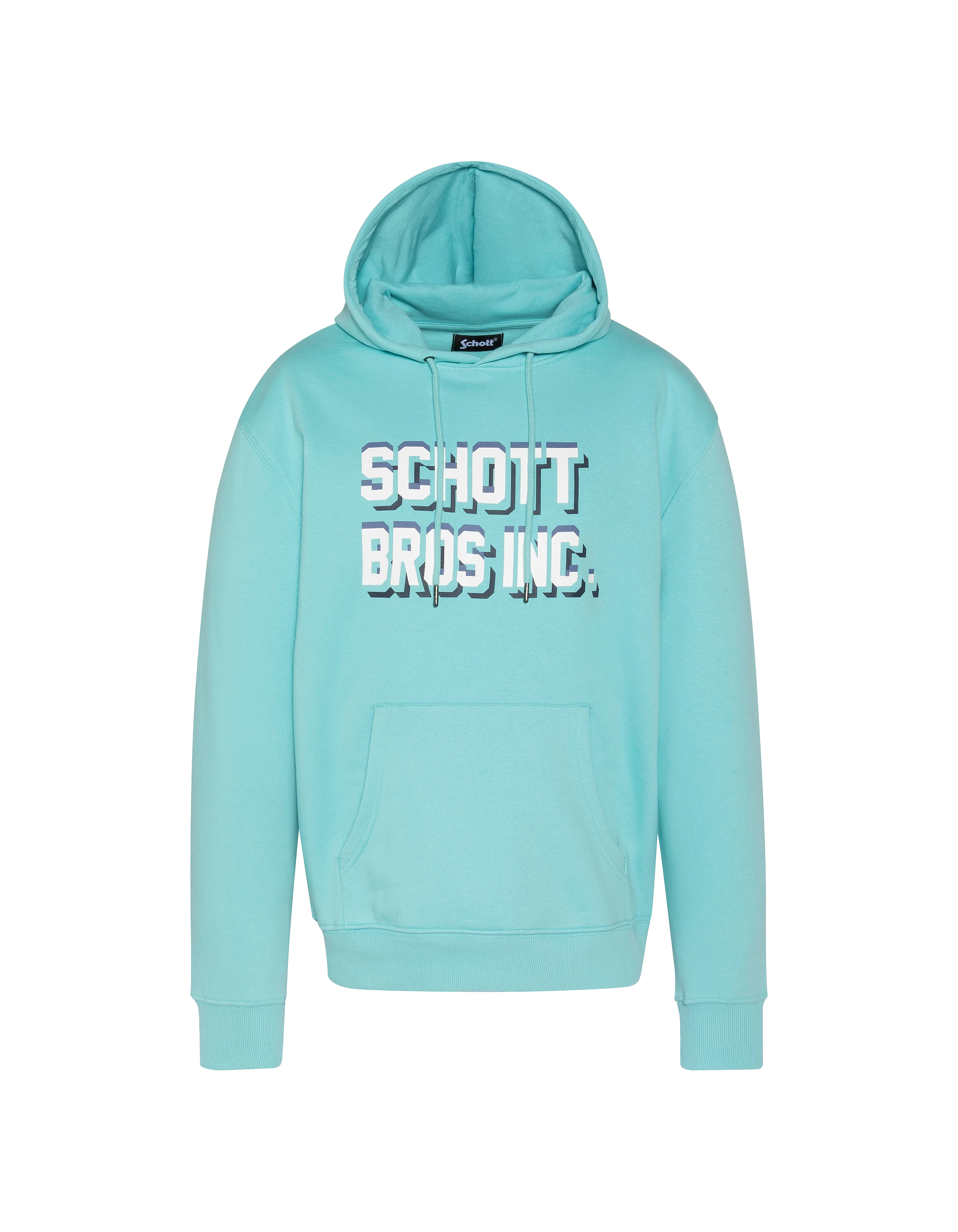Lagoon hooded sweatshirt printed “SCHOTT BROS INC. »-1