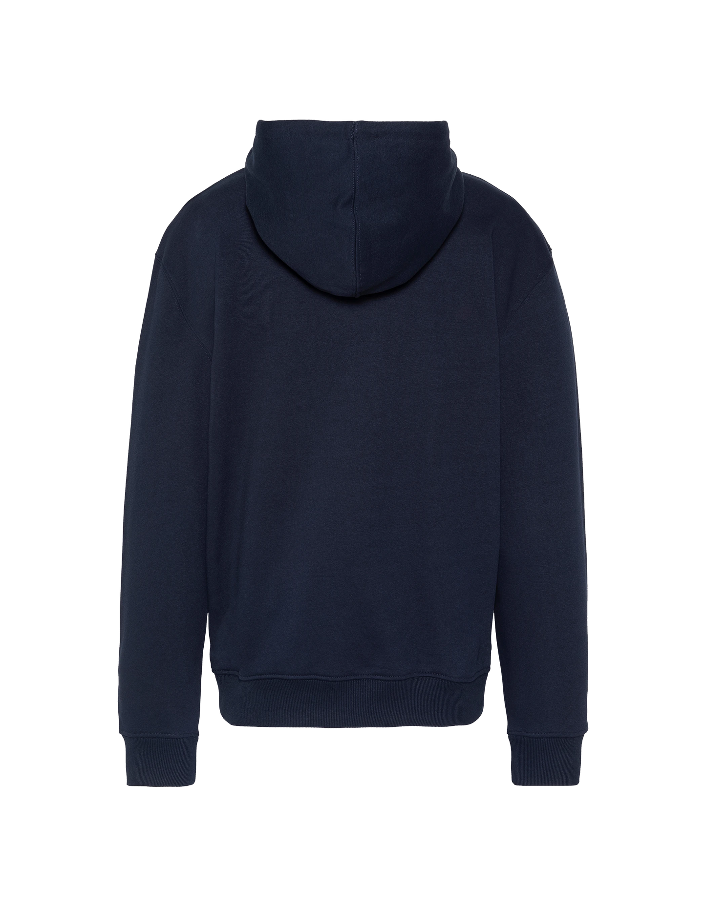 Marineblaues Kapuzensweatshirt mit Aufdruck „SCHOTT BROS INC.“ »