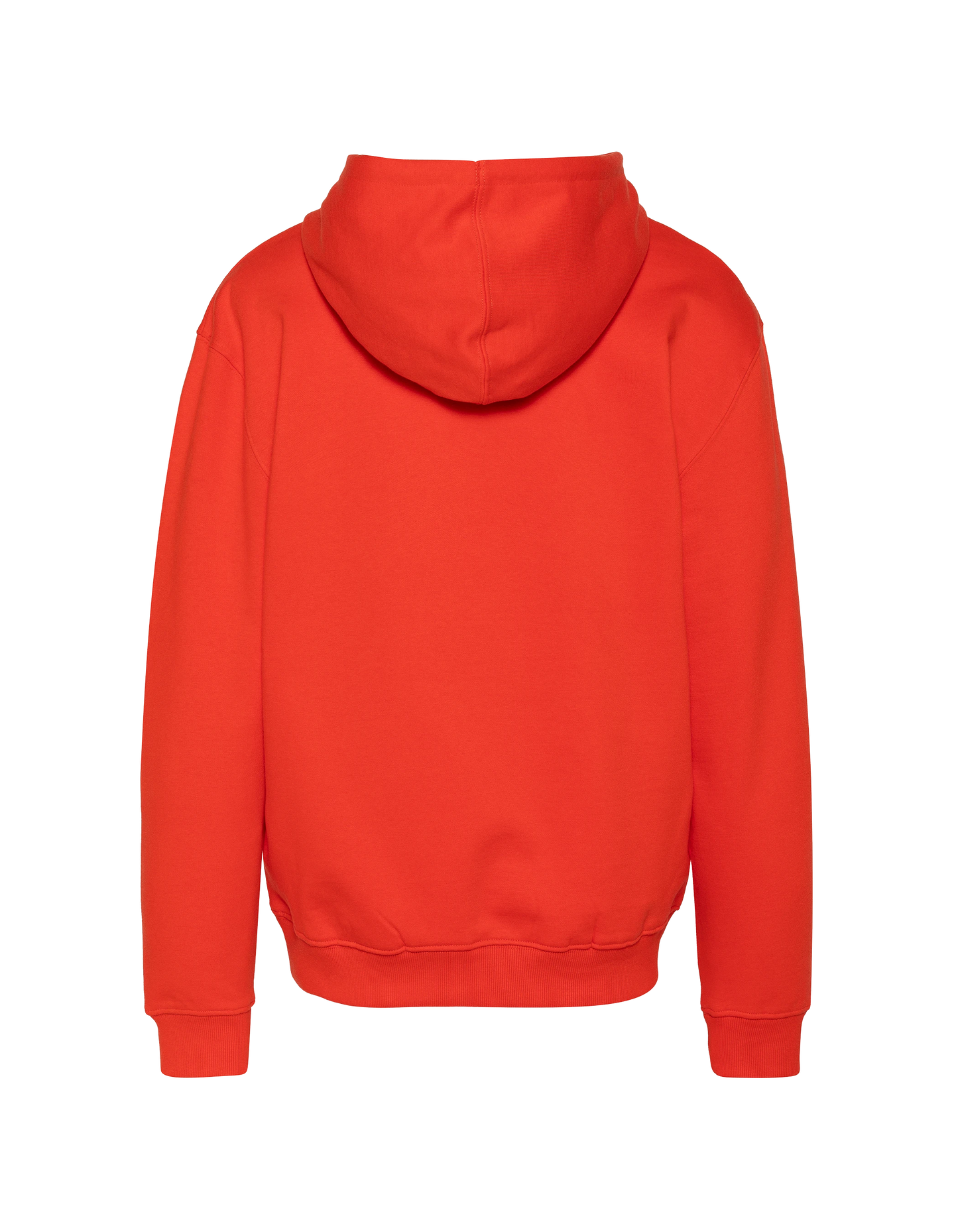 Orangefarbenes Schott-Kapuzenpullover mit offiziellem Aufdruck