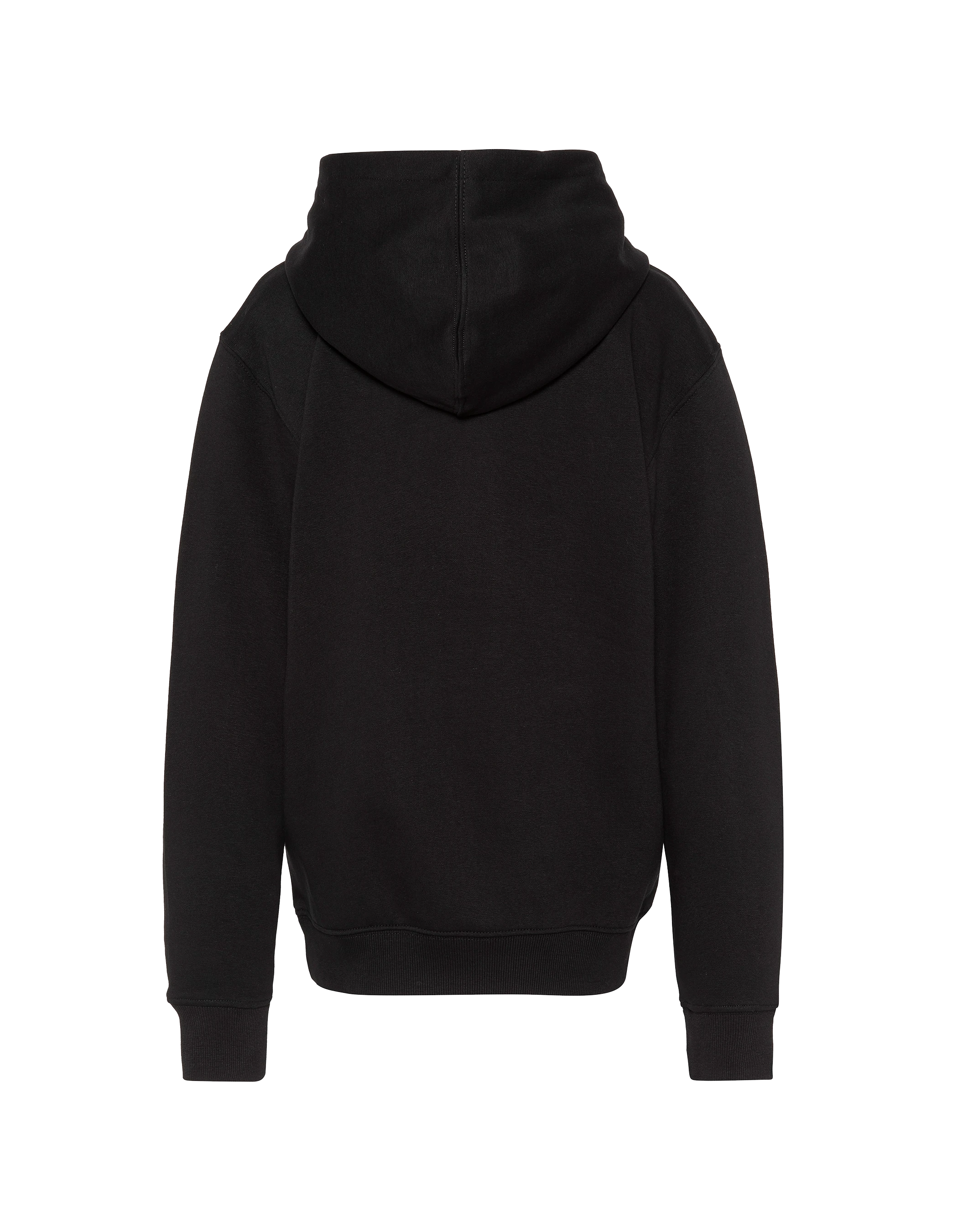 Schwarzes bedrucktes Kapuzensweatshirt von Schott Official für Kinder-2