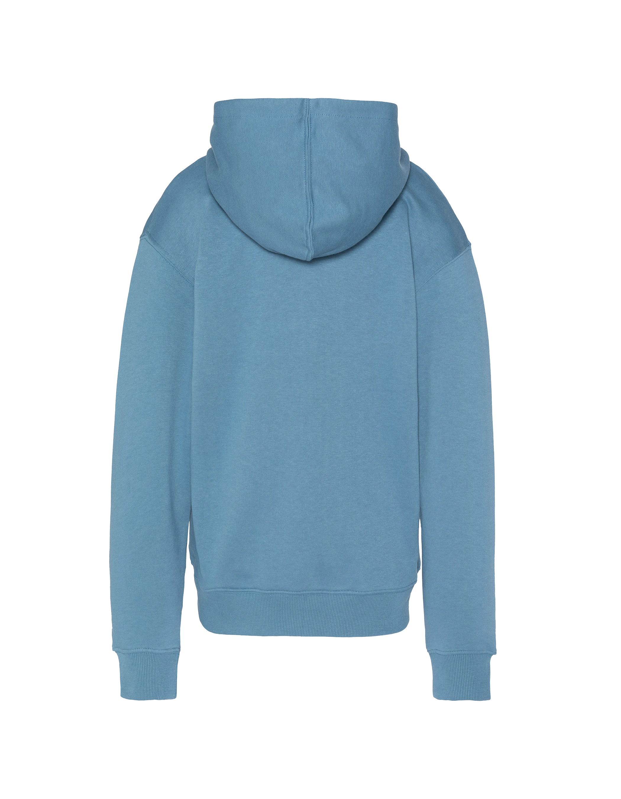Jeans della felpa con zipped blu con cappuccio per bambini-2