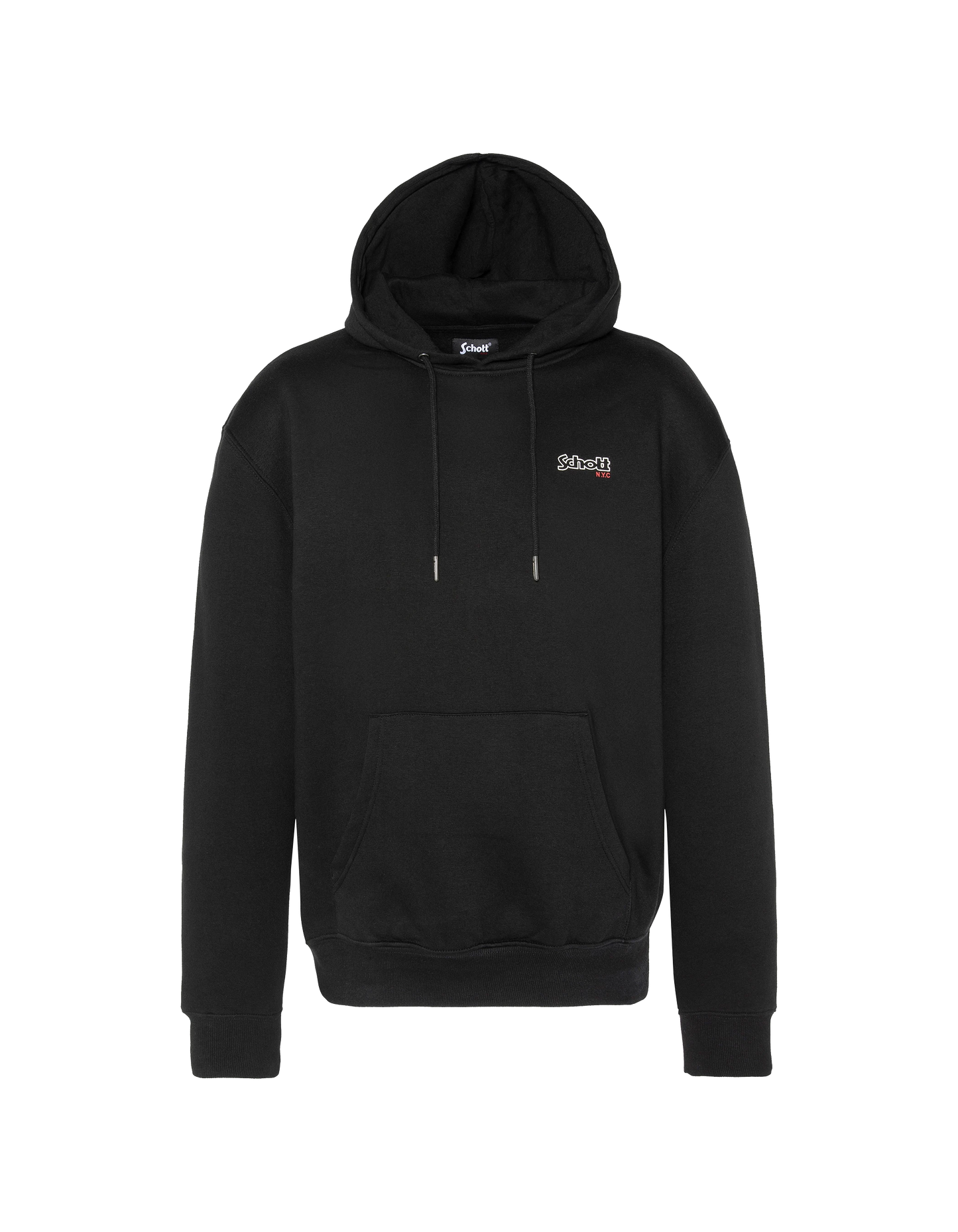 Black pullover hoodie