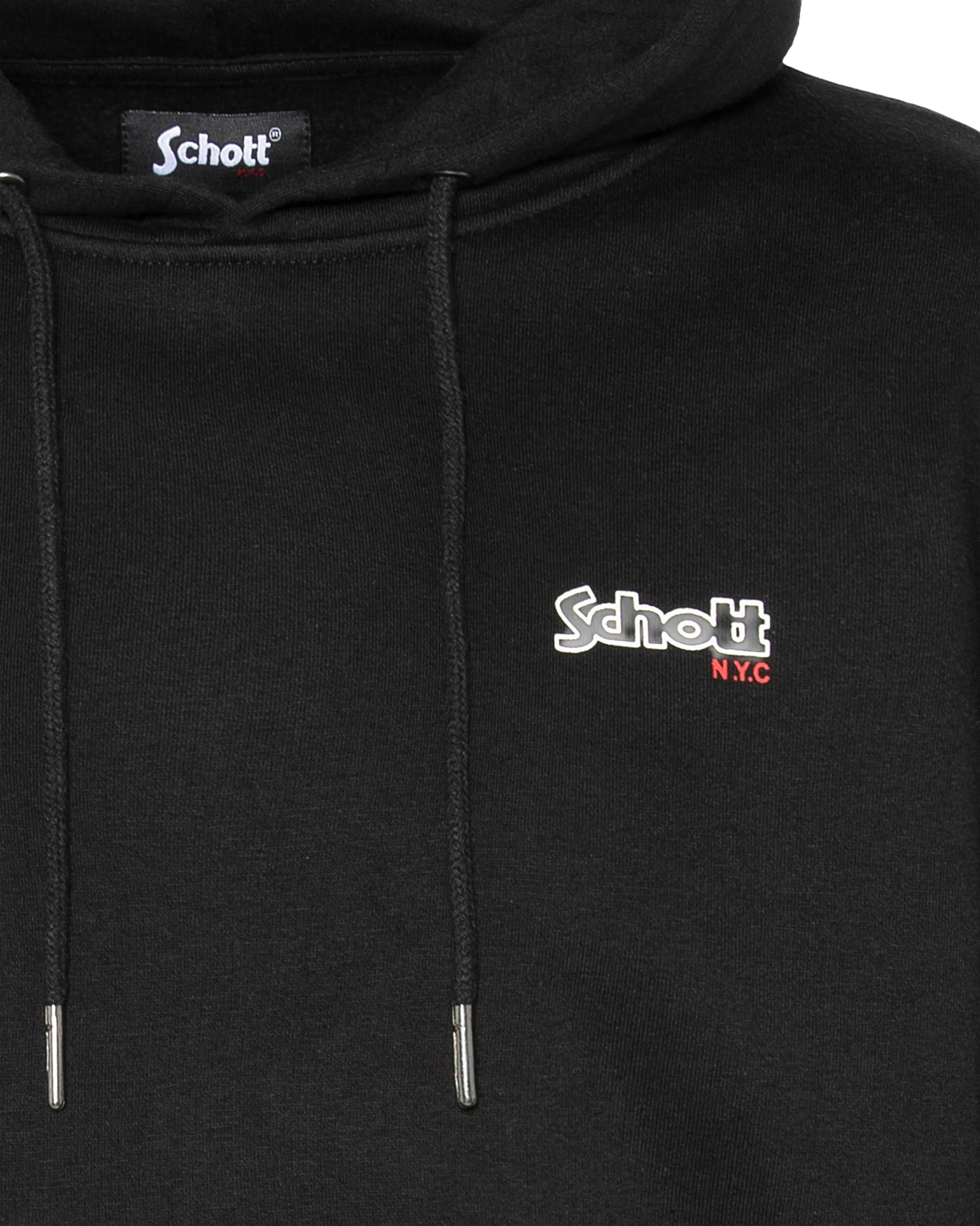 Black pullover hoodie-3