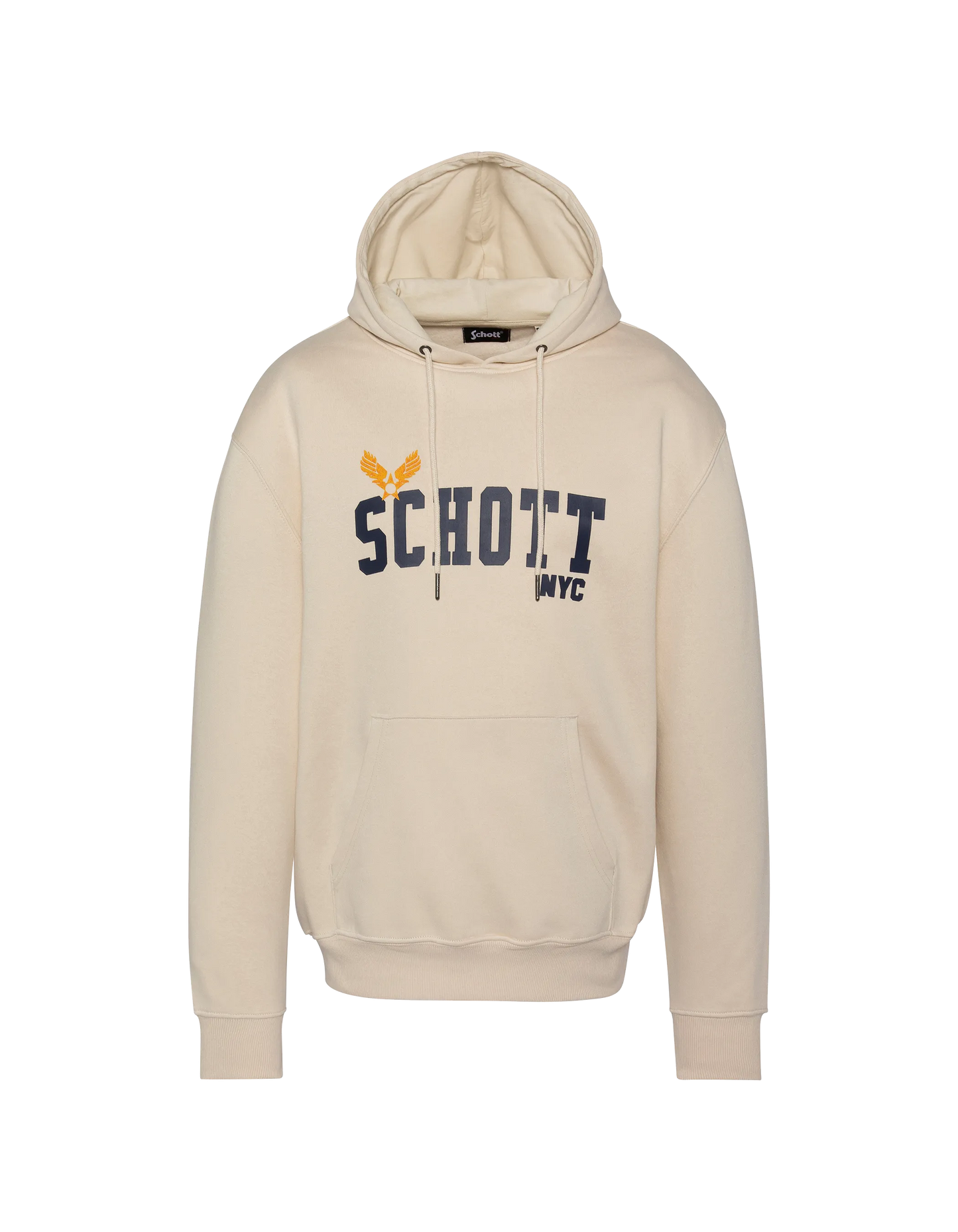 Felpa con cappuccio di sabbia