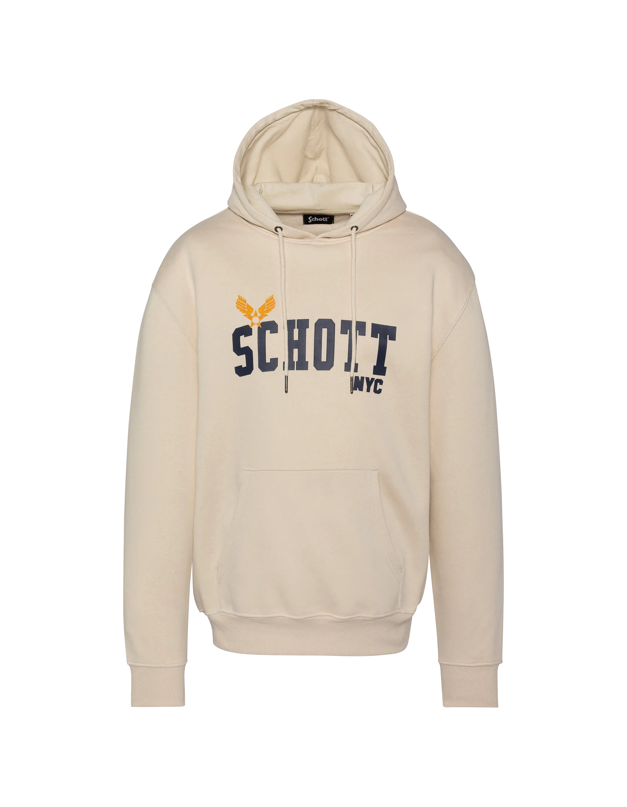 Felpa con cappuccio di sabbia-1