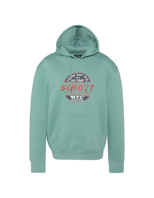 Light green pullover hoodie
