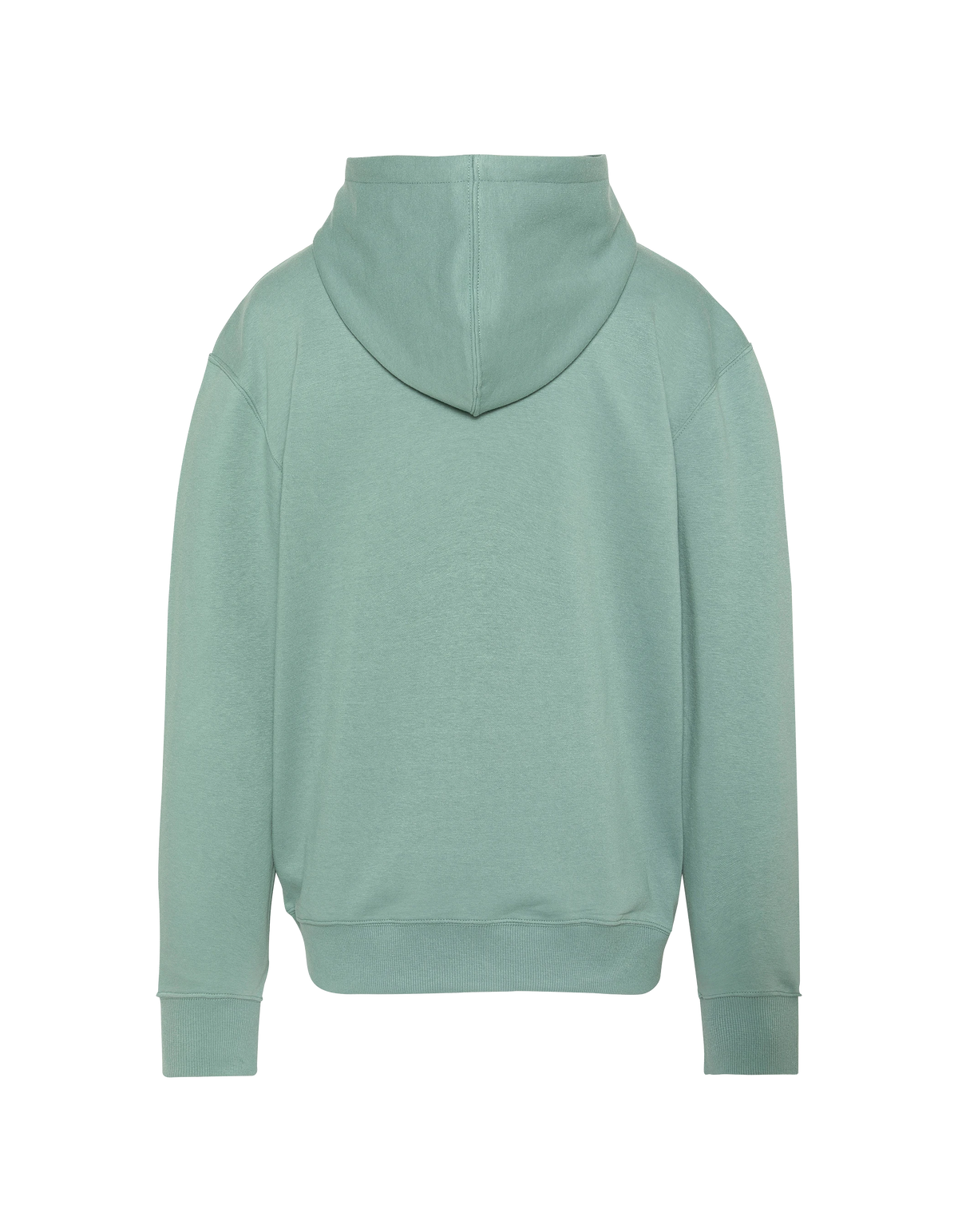 Sweatshirt zippé à capuche sage kaki-2