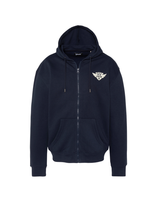 Army navy zip hoodie