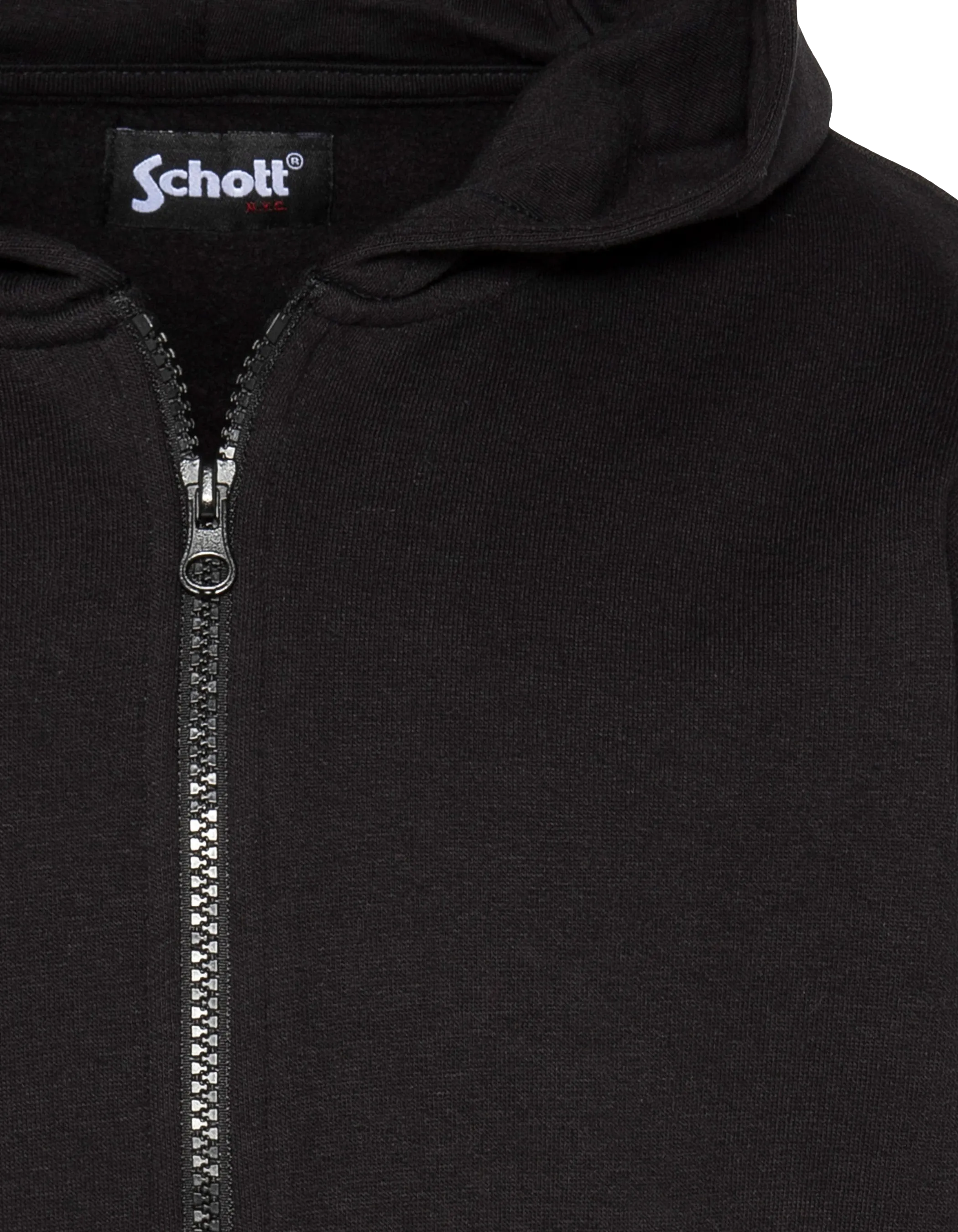 Sudadera con cremallera negra niños Badgé-4