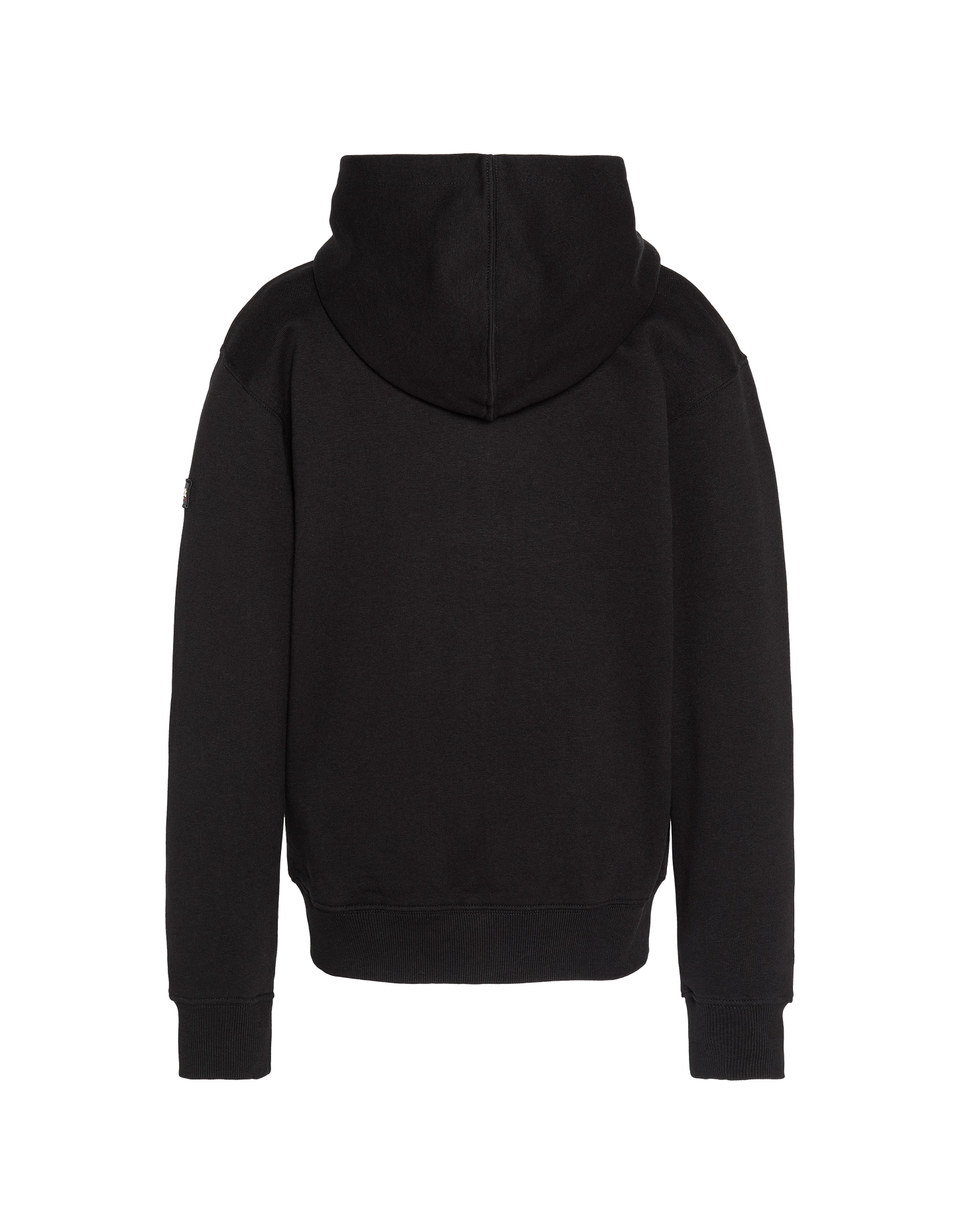 Sudadera con cremallera negra niños Badgé