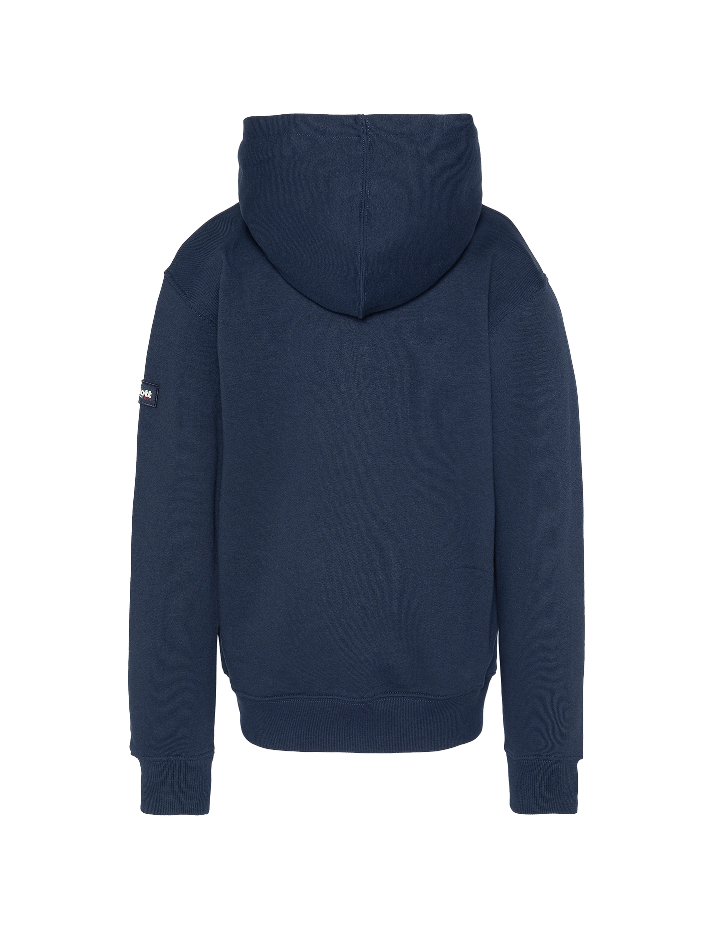 Sudadera con cremallera azul marino con niños