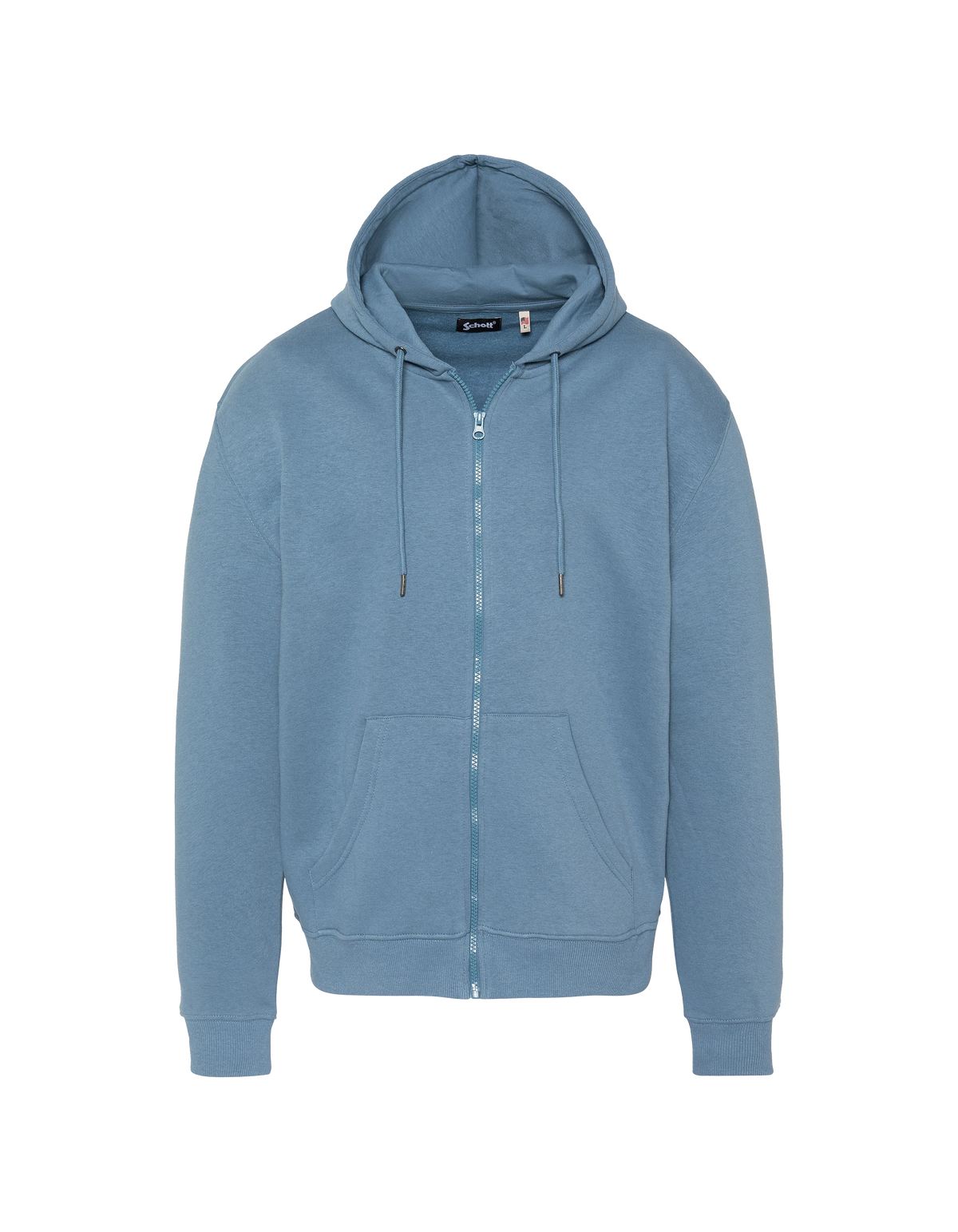 zip hoodie custom thunder blue jean