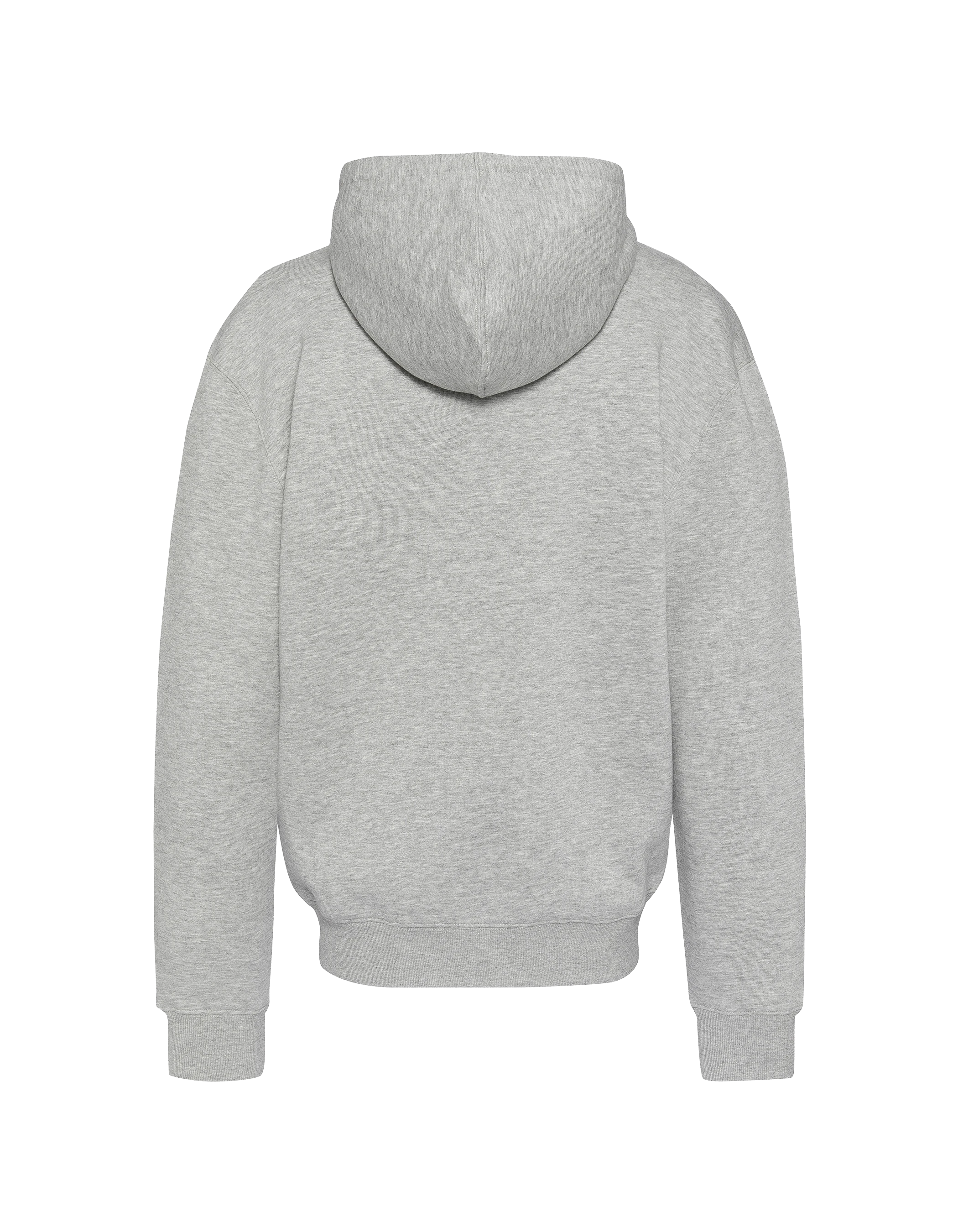 Sudadera con capucha crecida gris gris-2