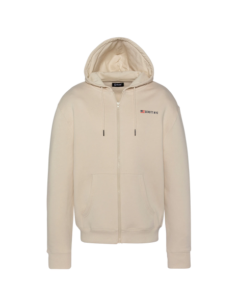 Sand zip hoodie - SWHZFLAG | Schott NYC®