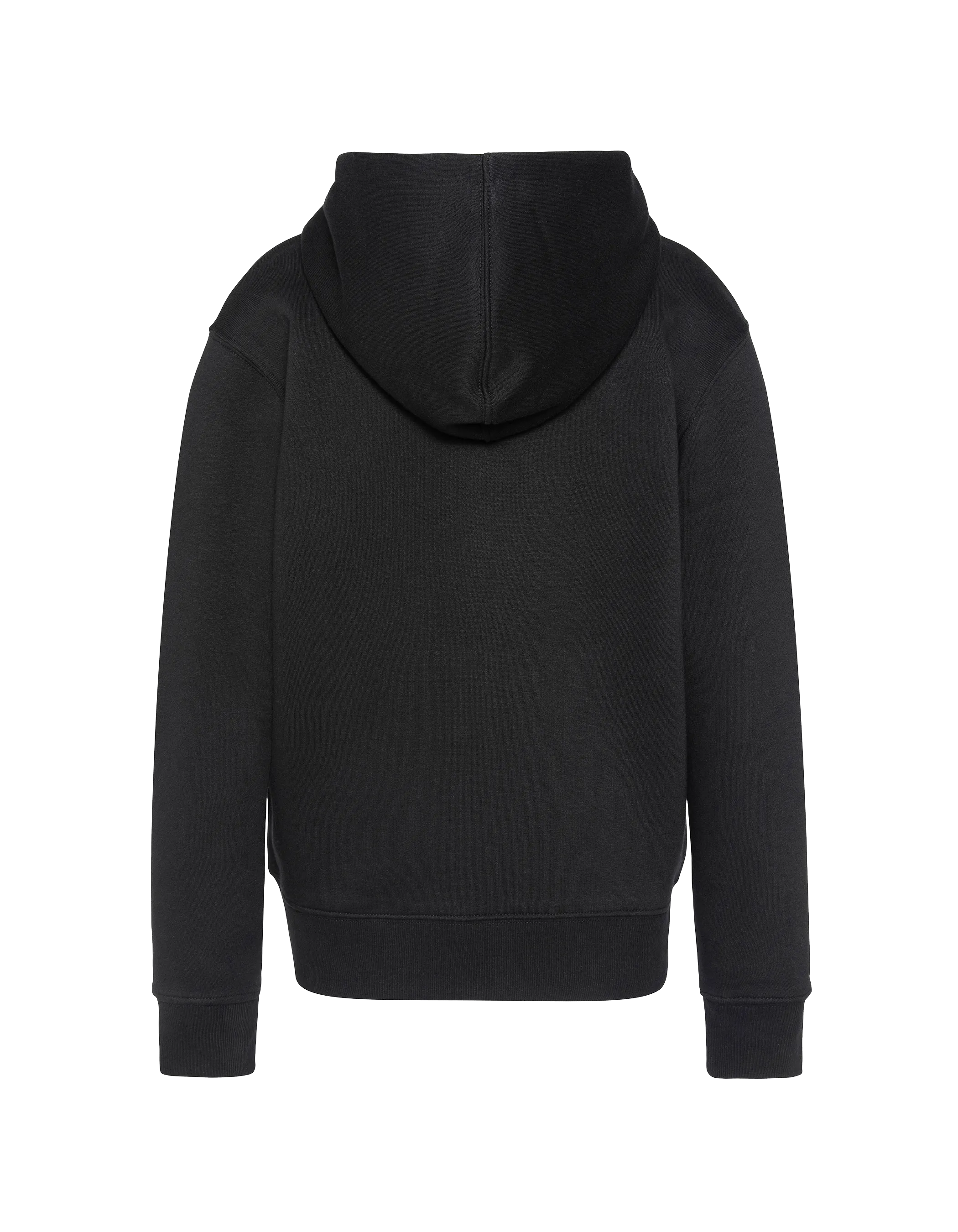 Sweatshirt à capuche zippé noir enfant-2