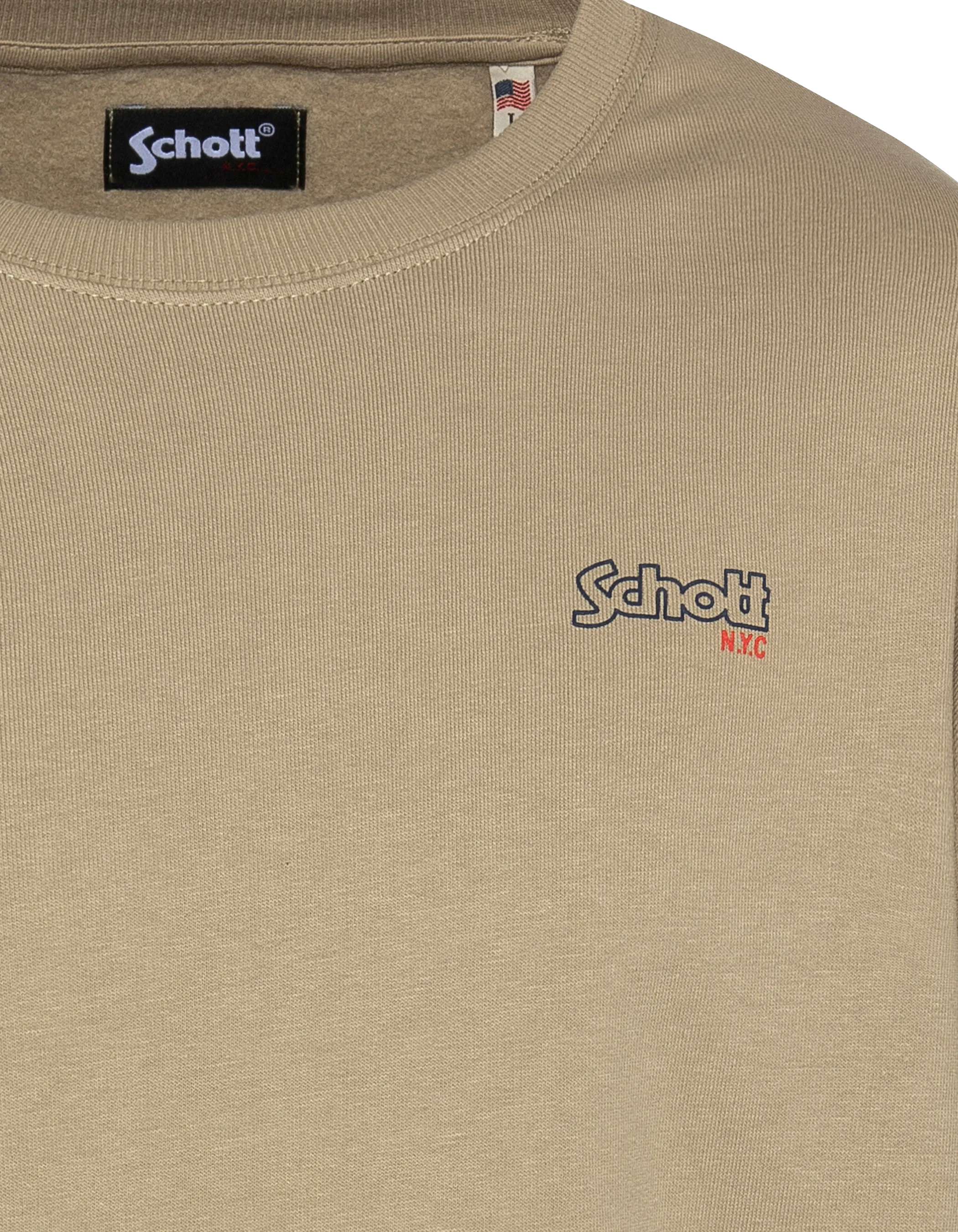 Felpa da mastice a collo tondo-3