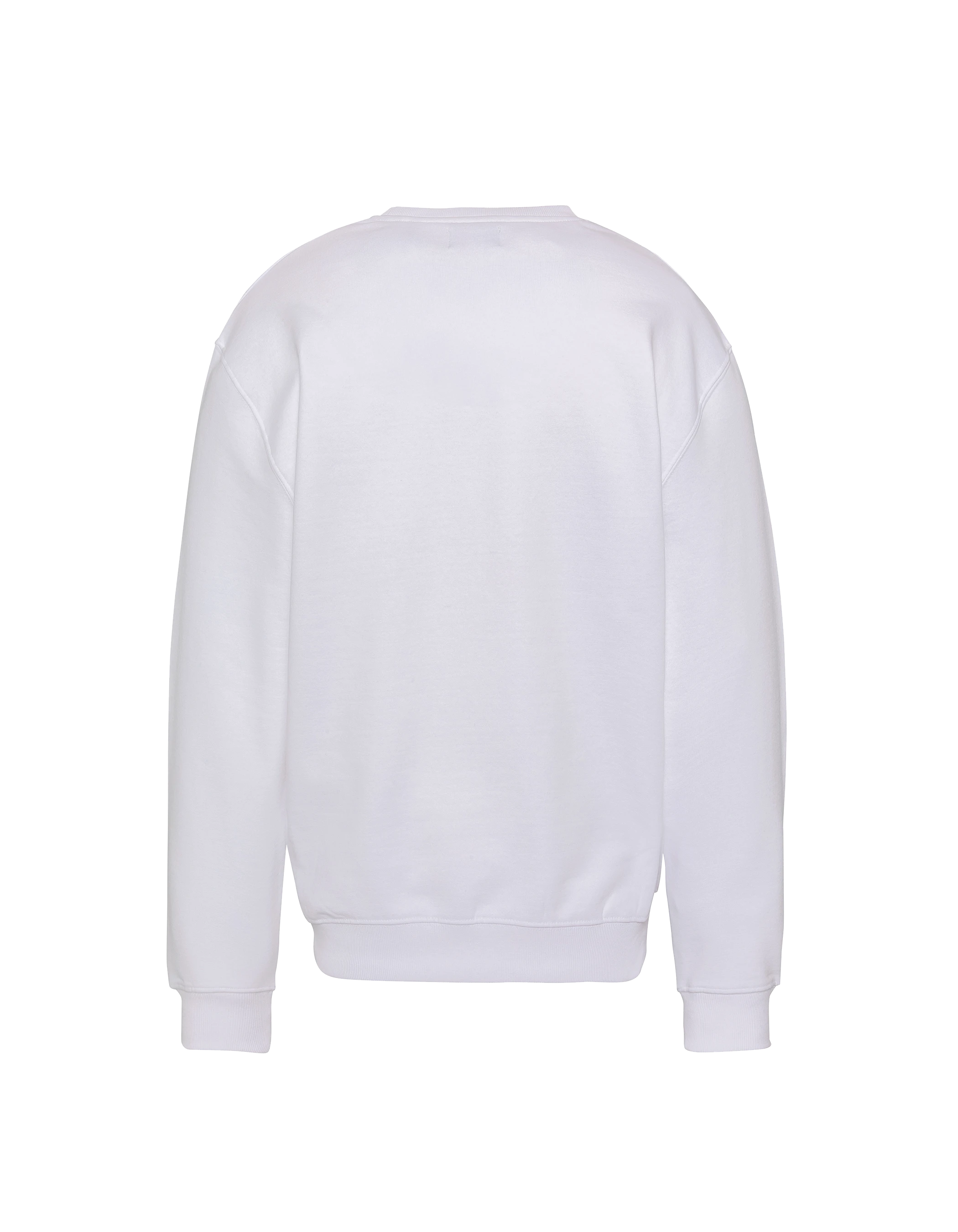 White sweatshirt with crewneck-2