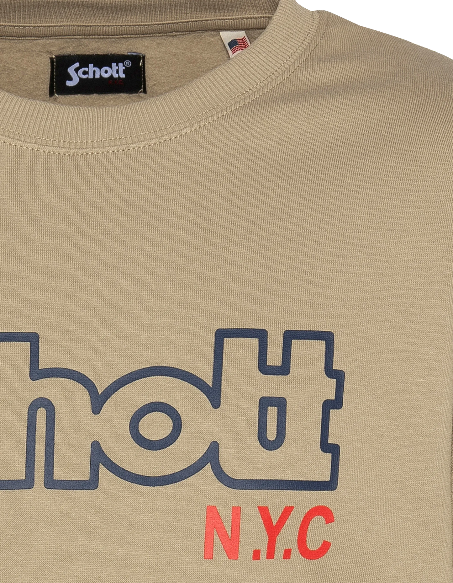 Felpa da mastice a collo tondo