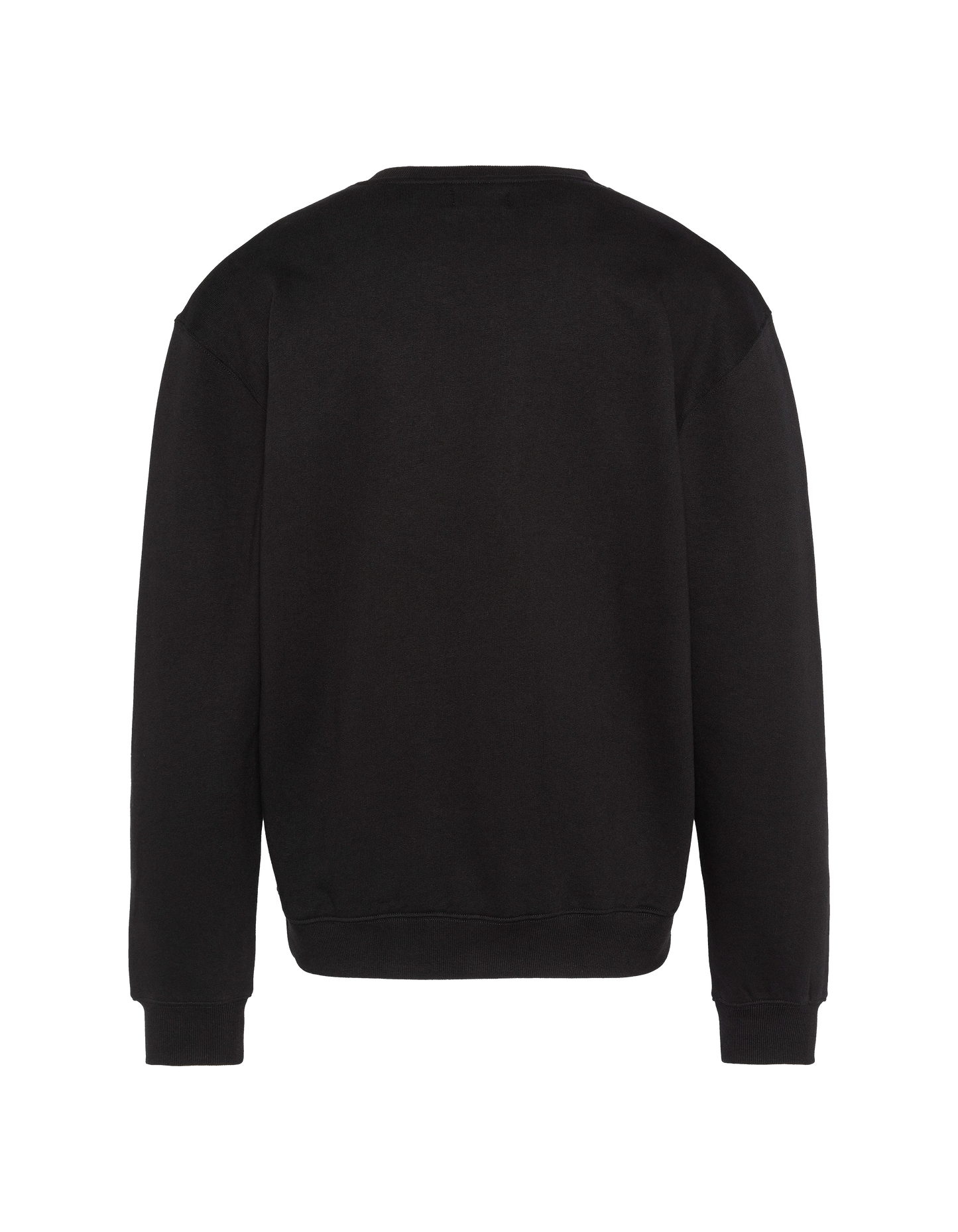 Sweatshirt noir col rond