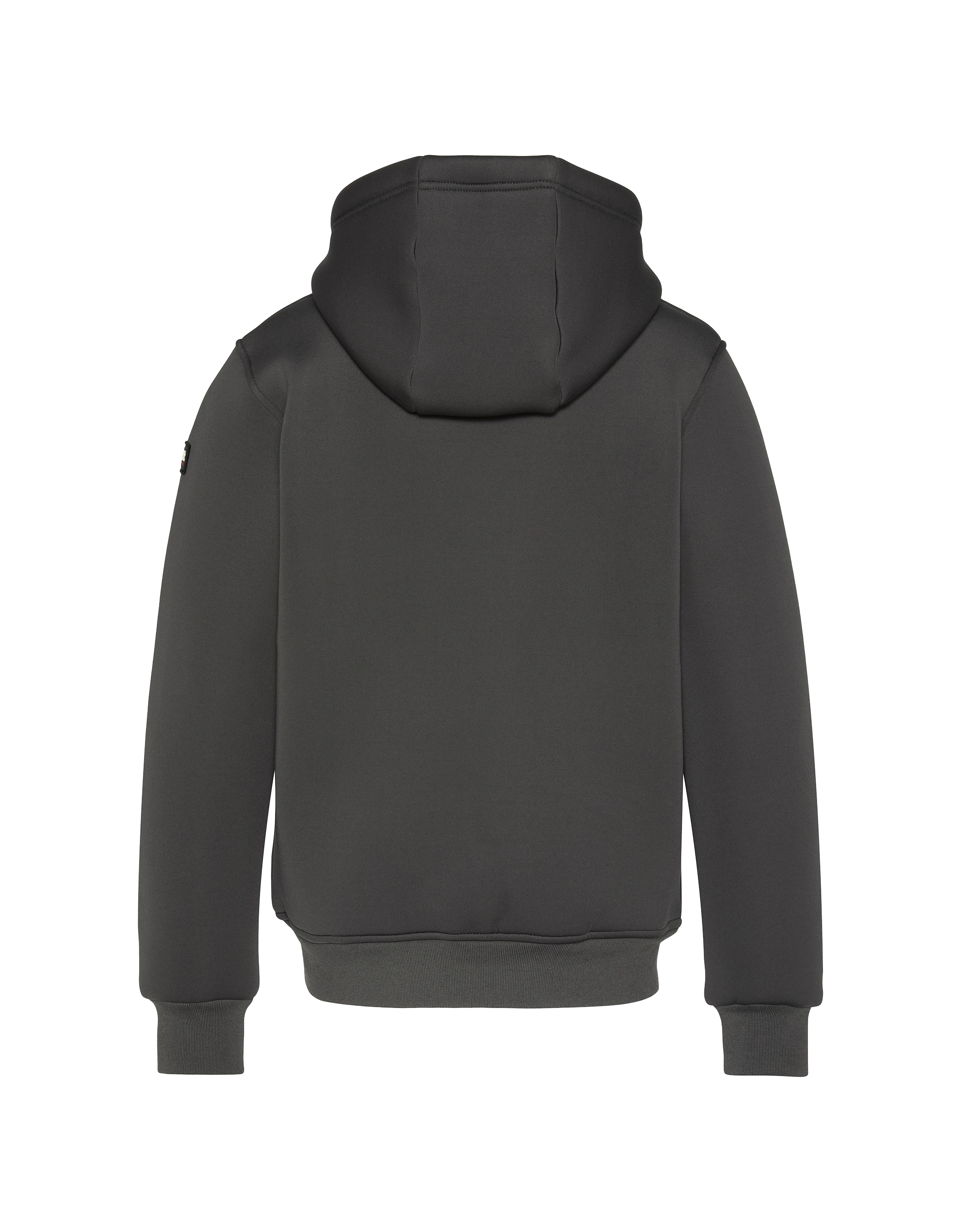 Chaleco de antracita técnico con capucha-2