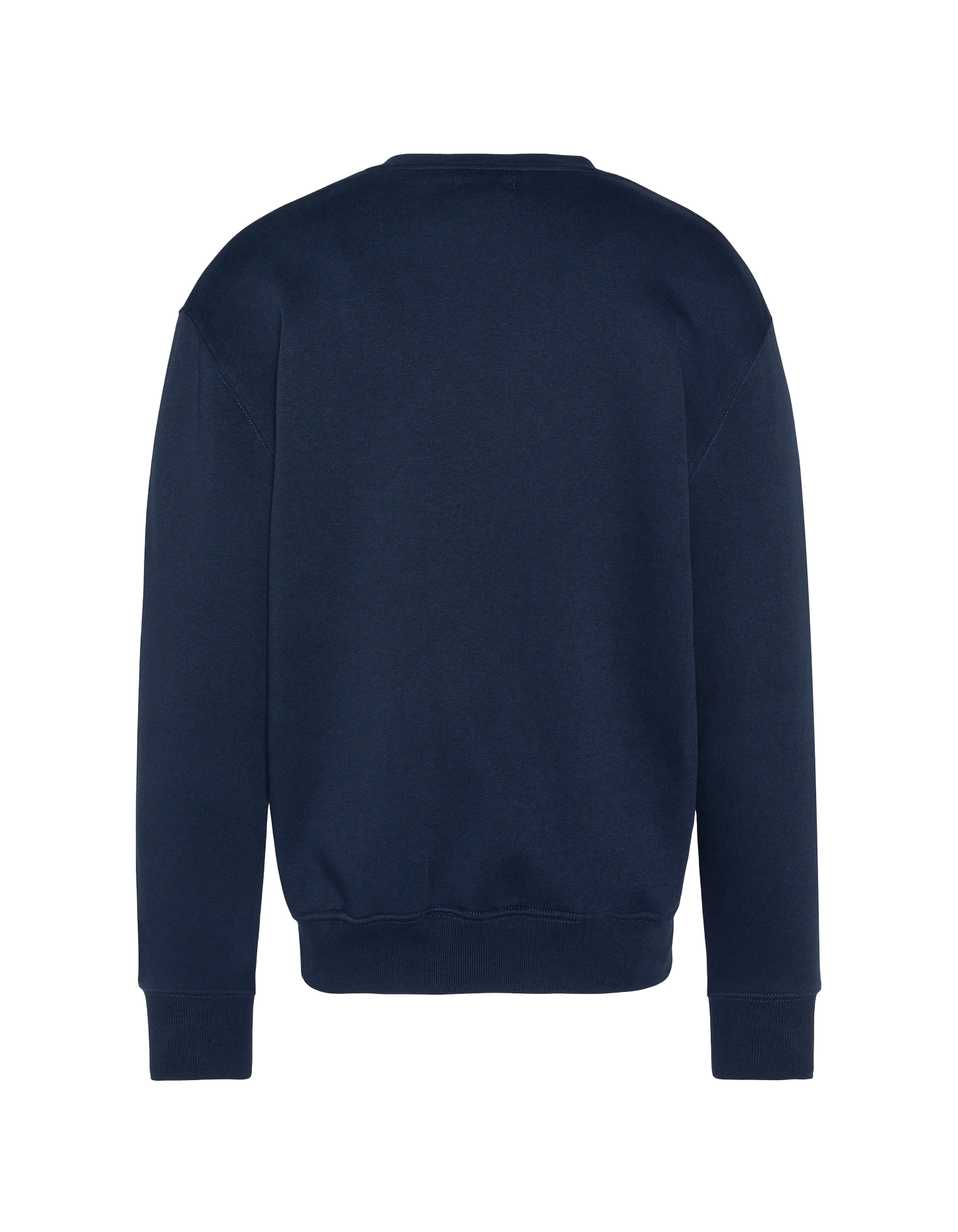 Spacca blu navy con collo rotondo
