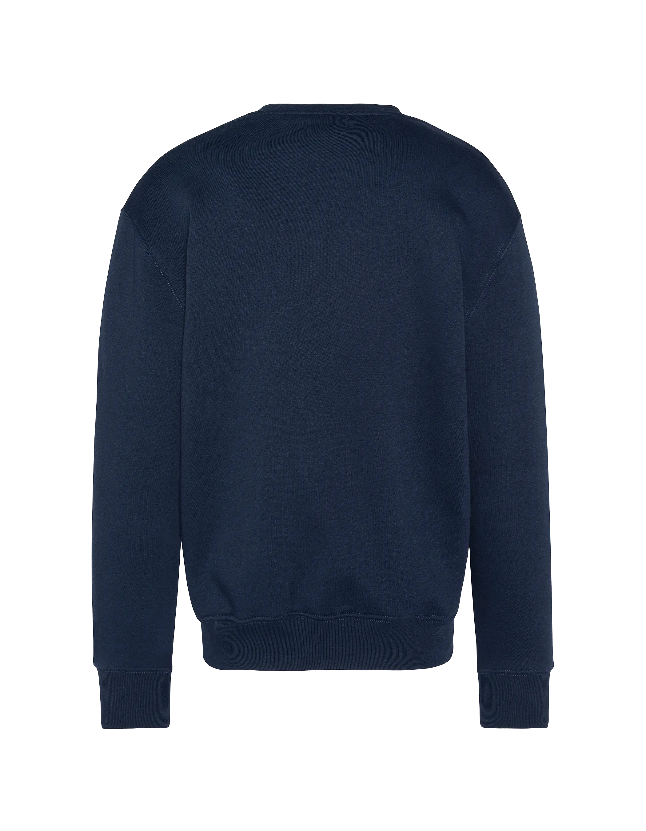 Spacca blu navy con collo rotondo-2