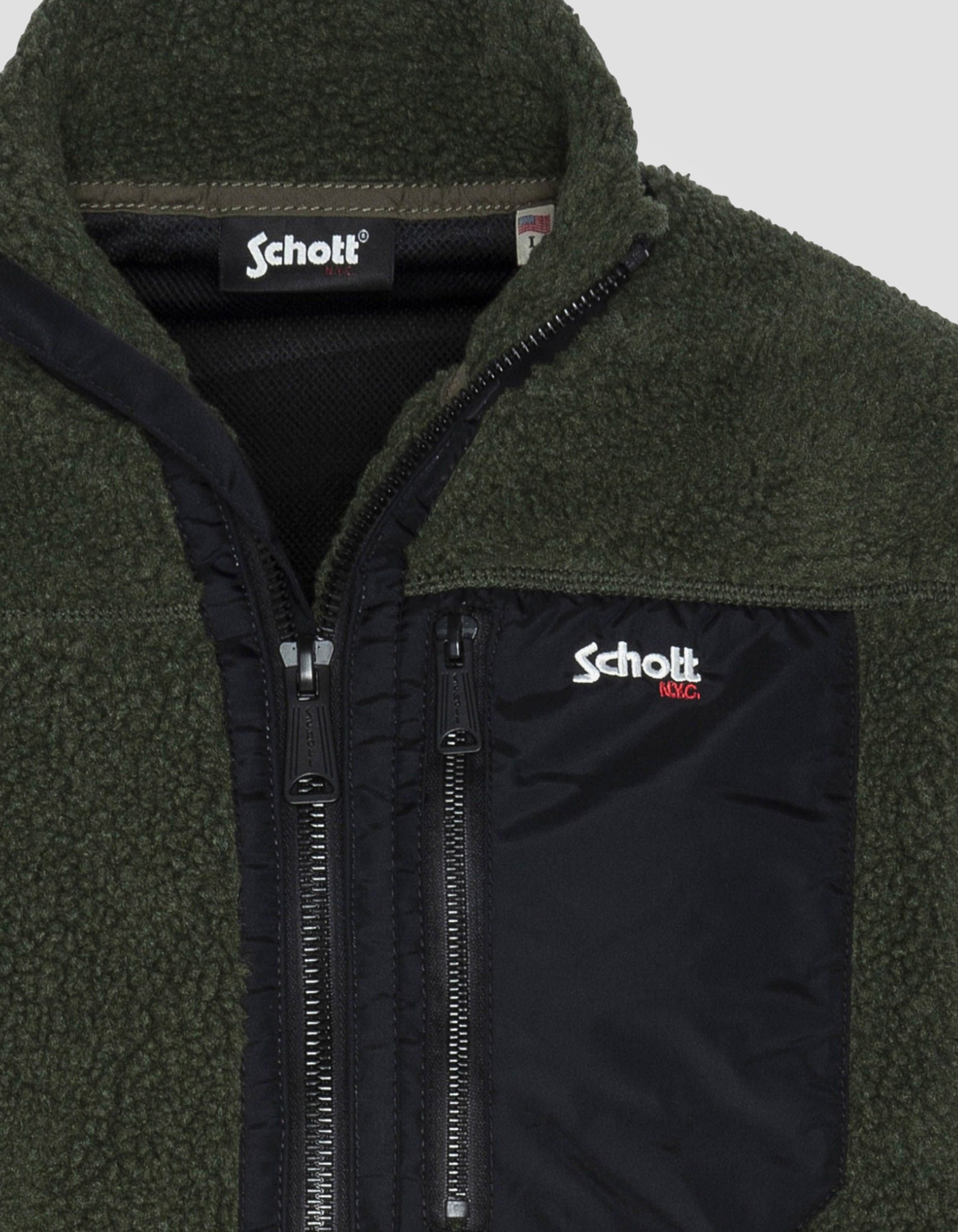 Khaki sherpa jacket-5