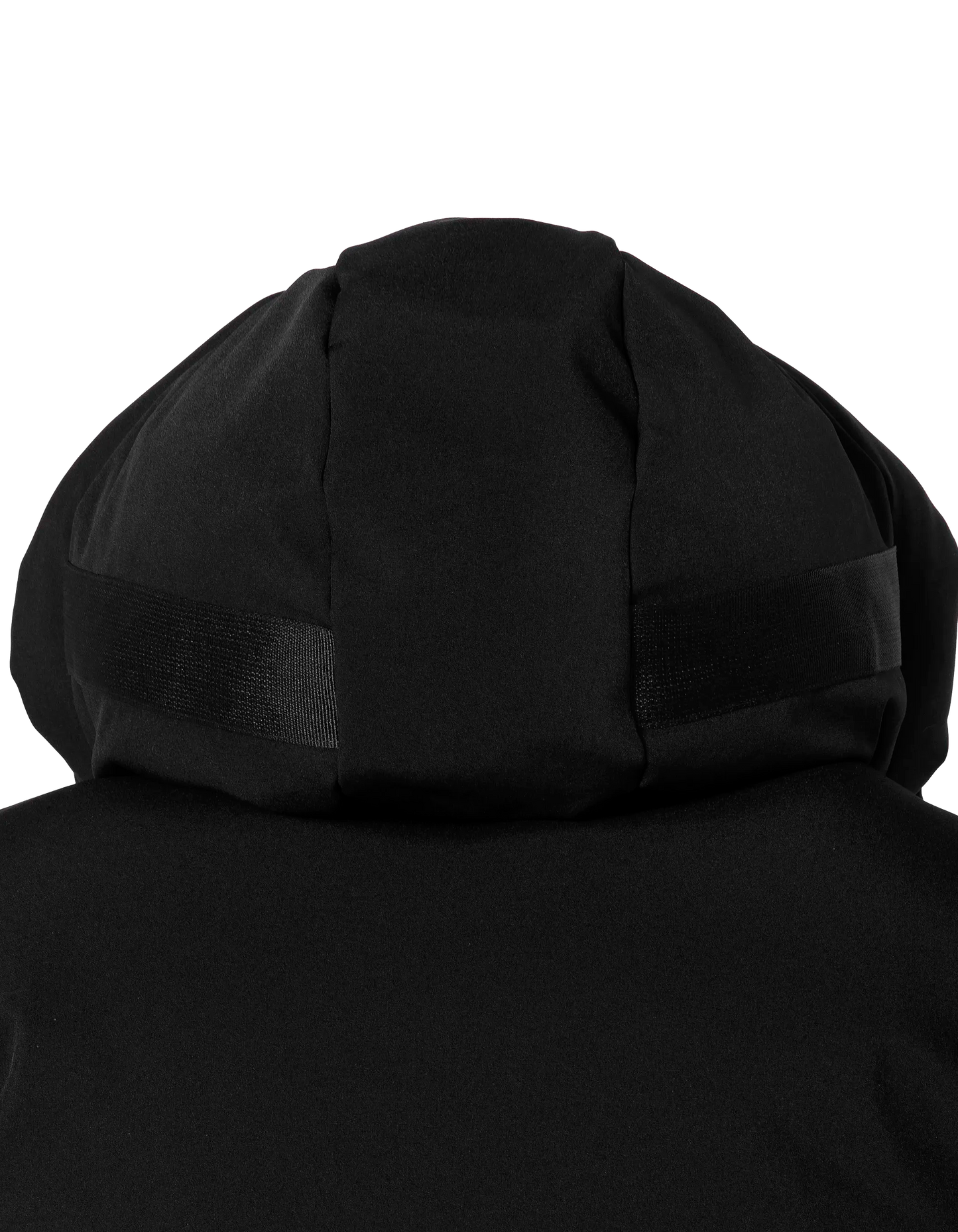 Schwarzer Parka mit Multipoche