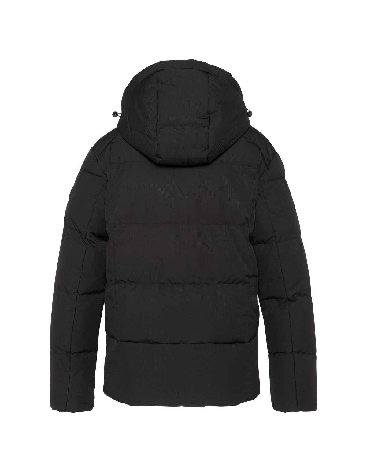 Blouson à capuche noir-2