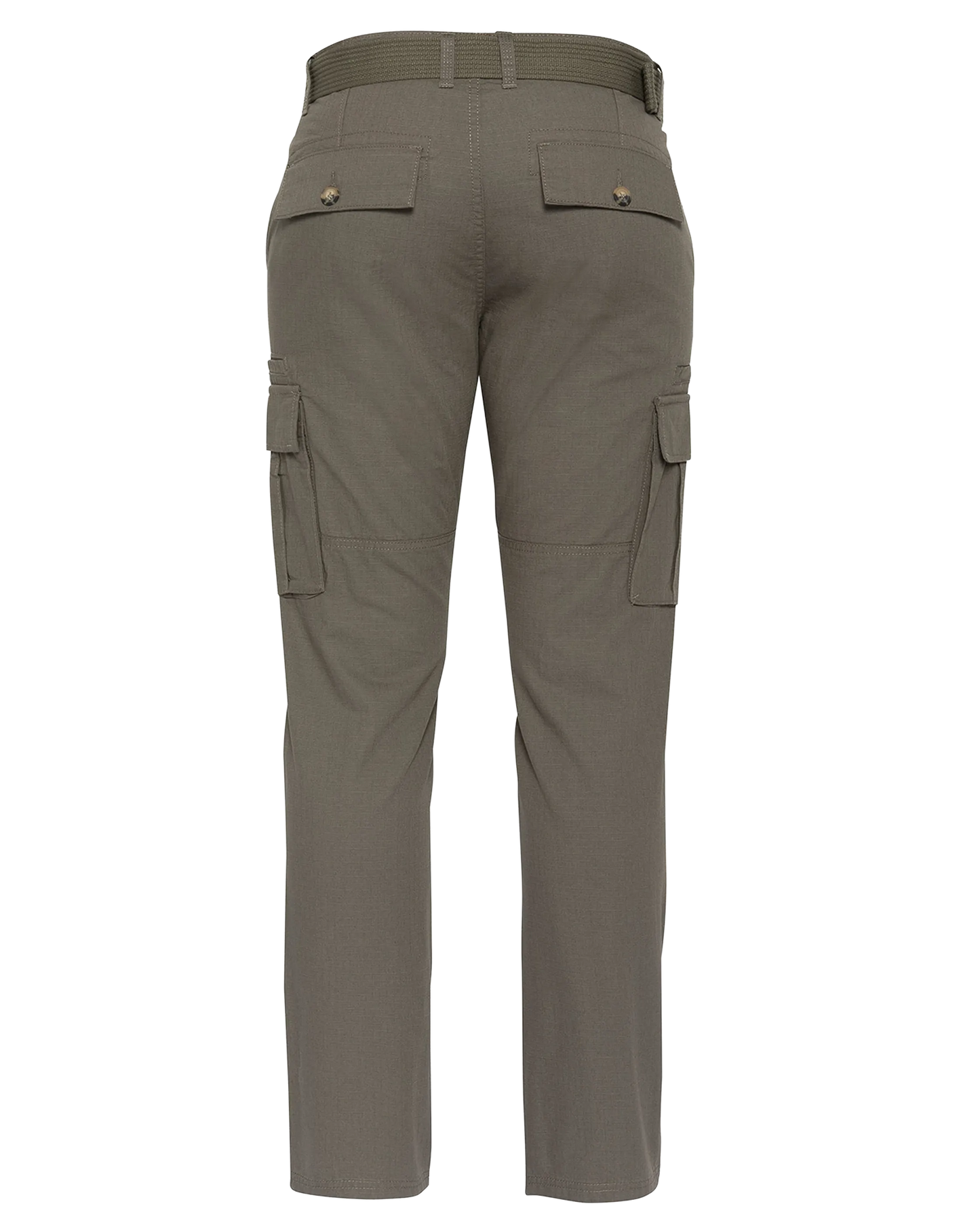 Khaki combat pants with belt