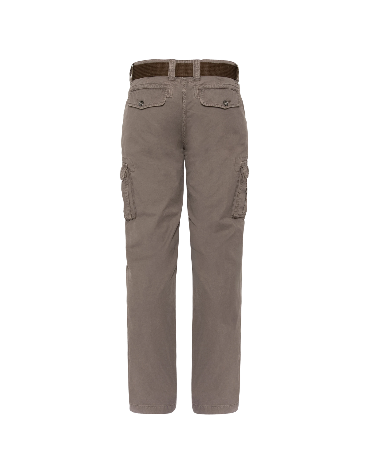 Khakifarbene Cargohose mit mehreren Taschen