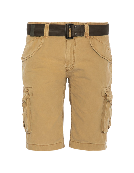 Multipoche beige cargo shorts
