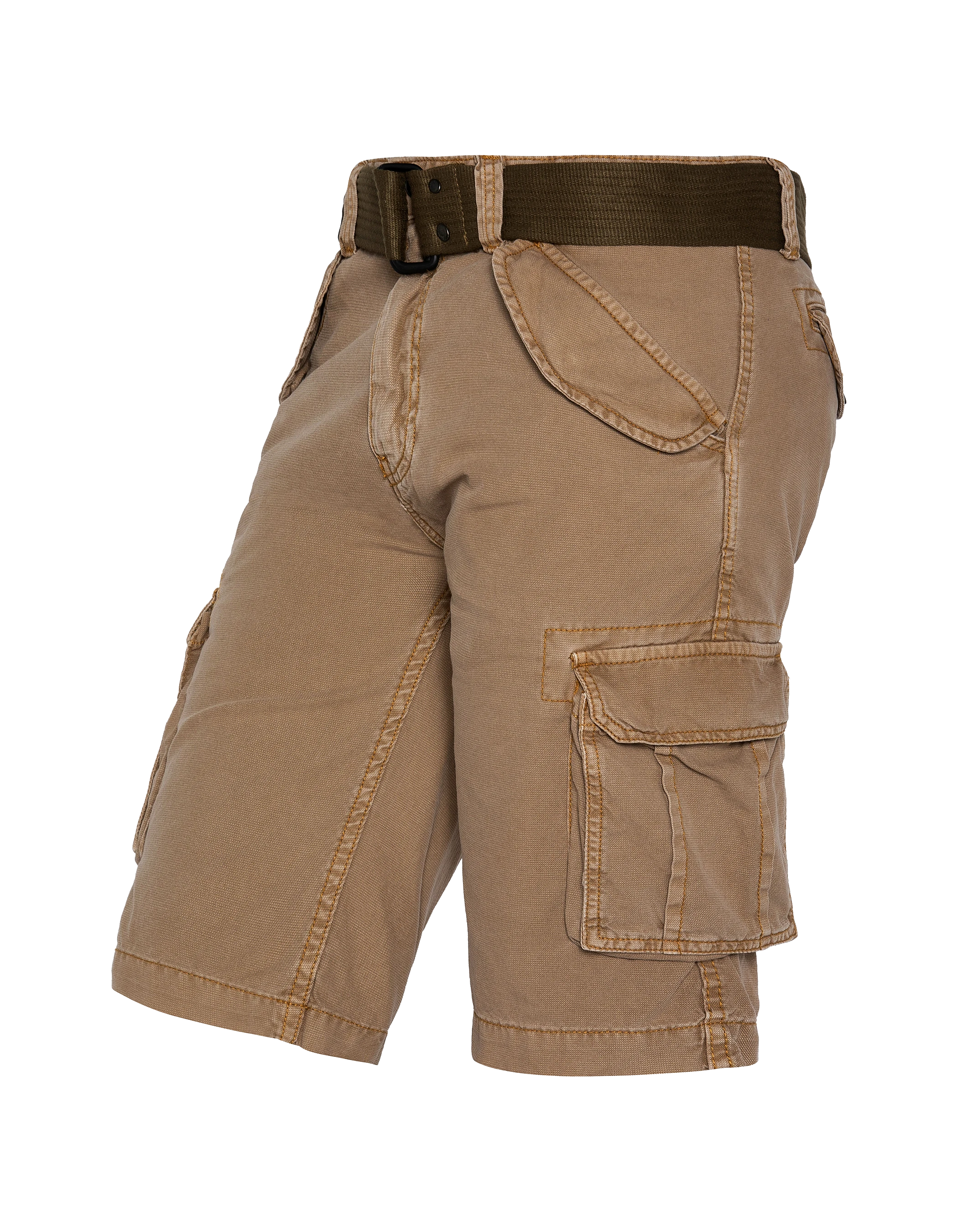 Short cargo tabac multipoches-4