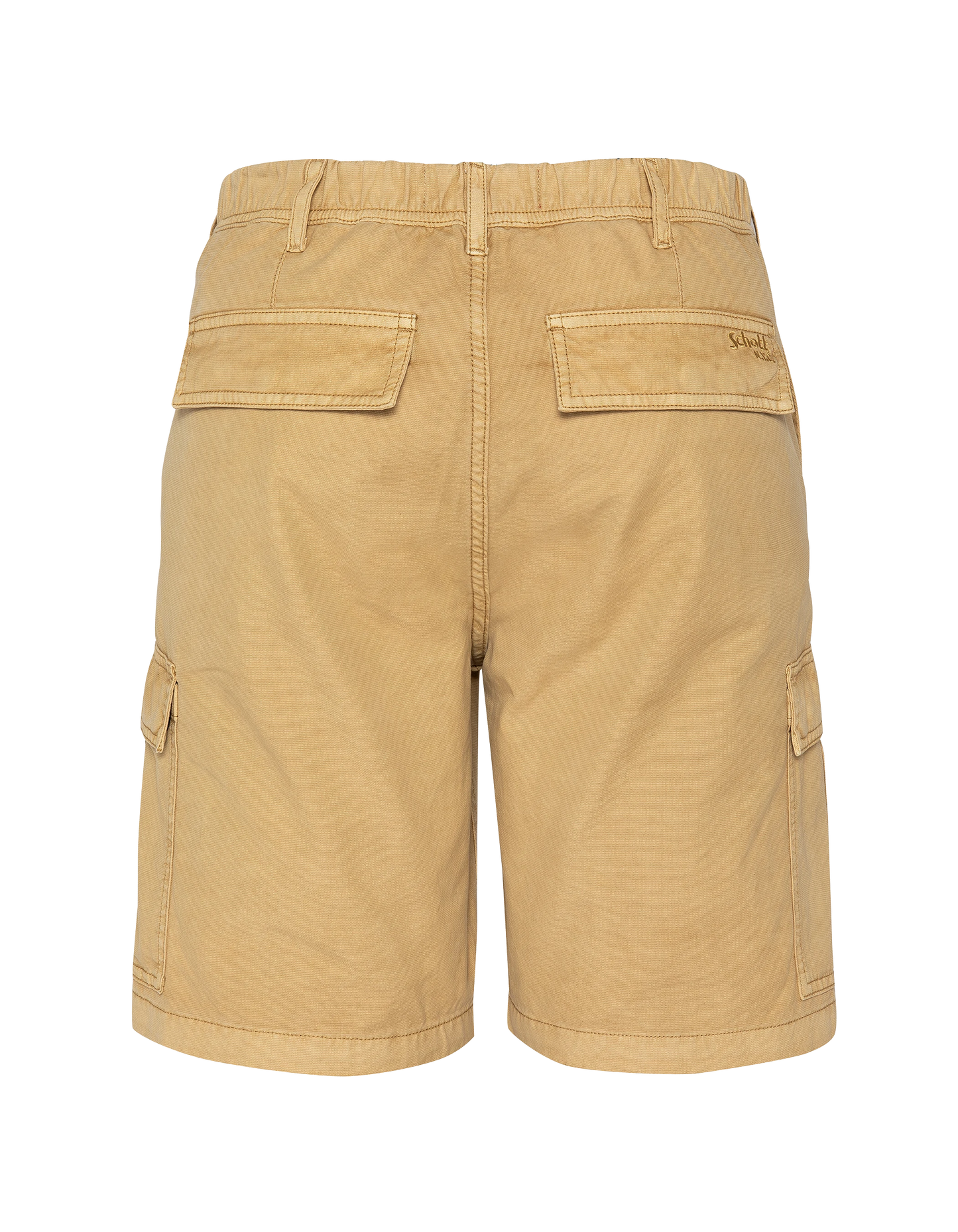 Beige Army-Shorts mit mehreren Taschen