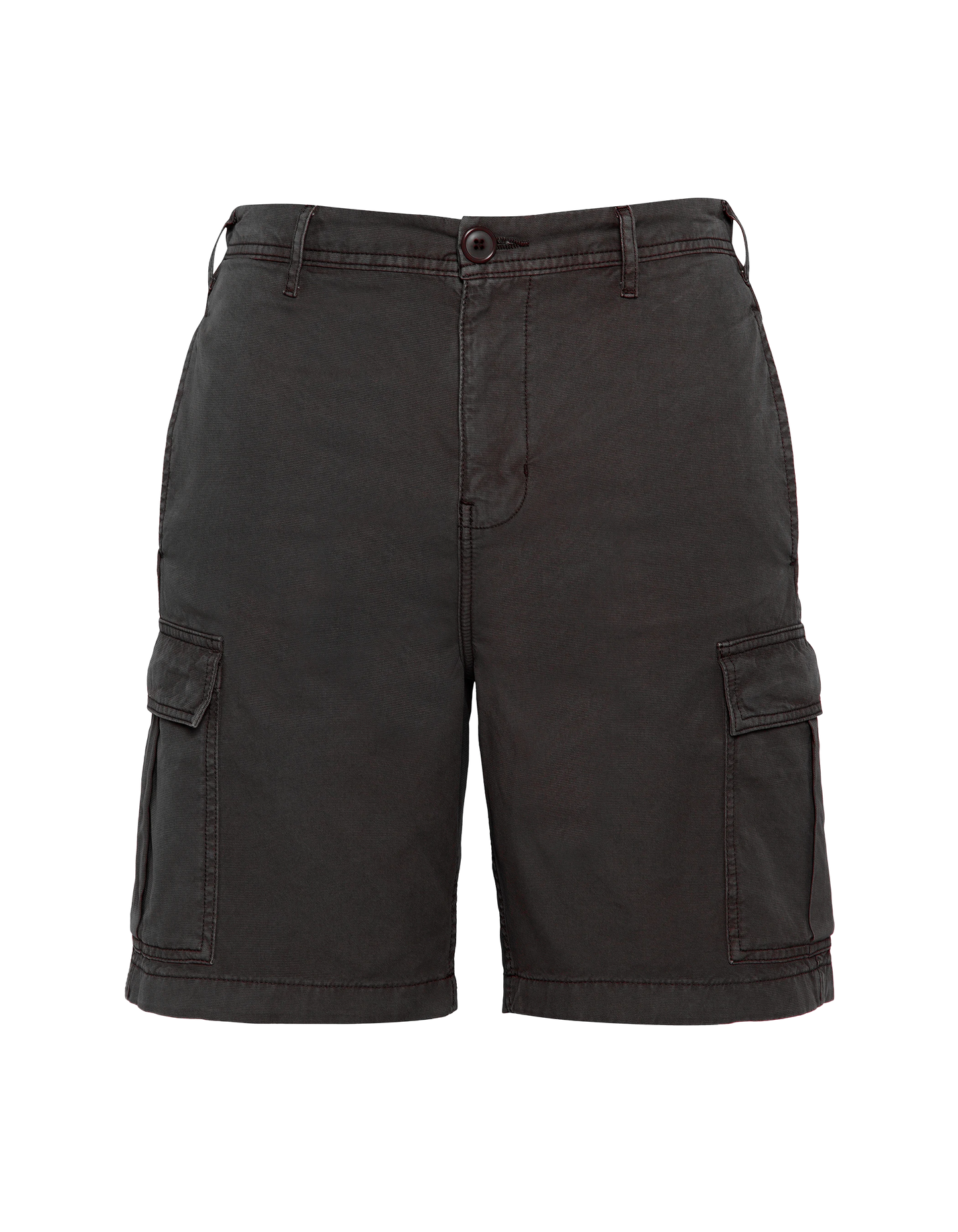 Schwarze Army-Shorts mit mehreren Taschen
