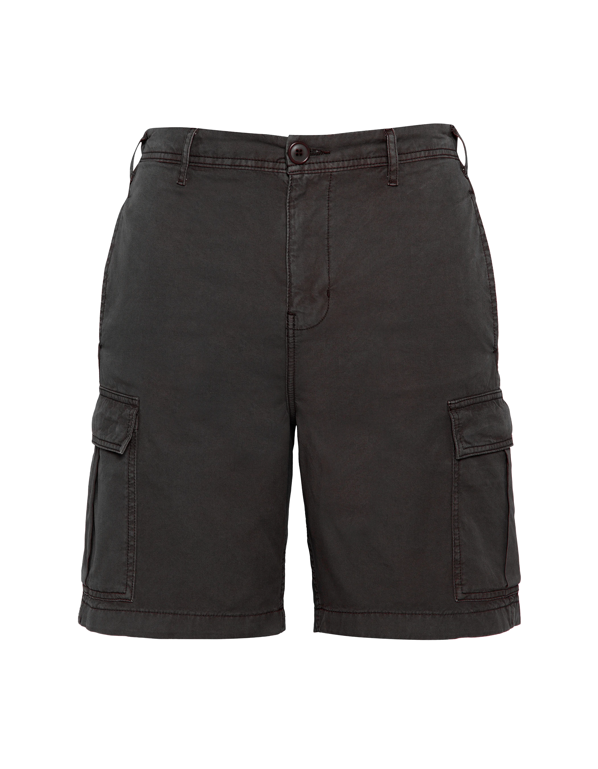 Schwarze Army-Shorts mit mehreren Taschen-1