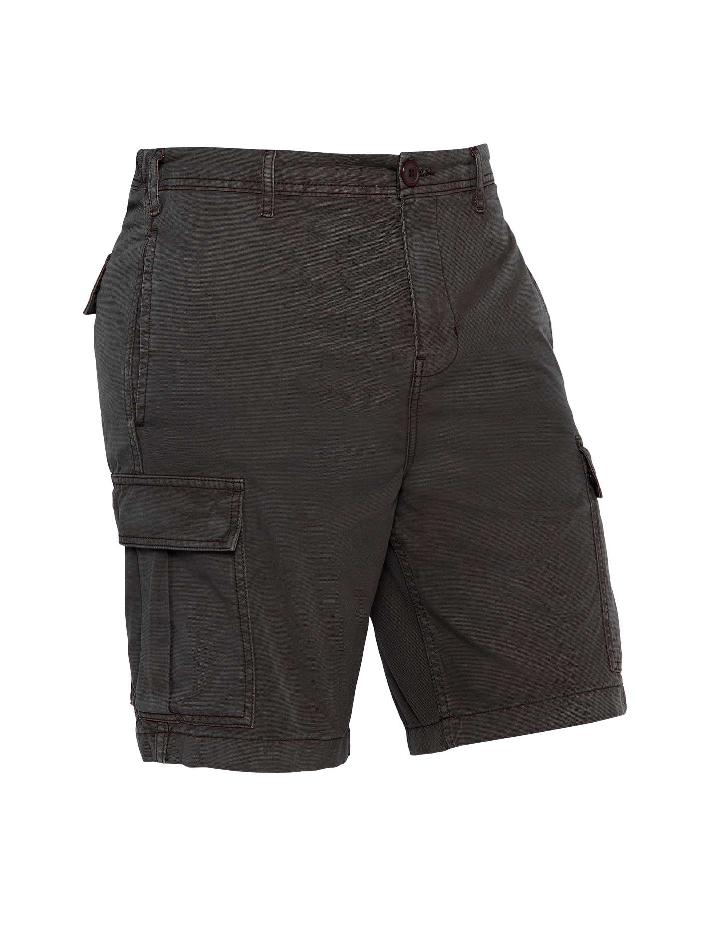 Schwarze Army-Shorts mit mehreren Taschen