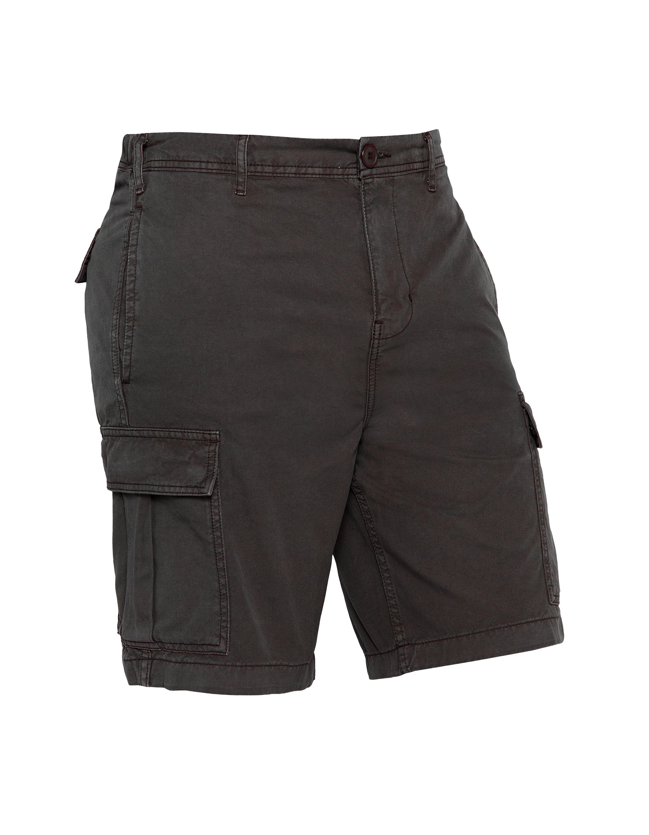 Schwarze Army-Shorts mit mehreren Taschen-3