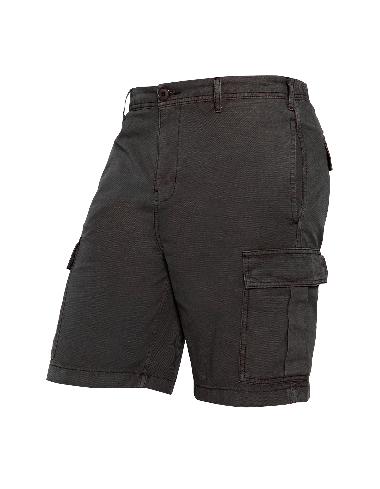 Schwarze Army-Shorts mit mehreren Taschen